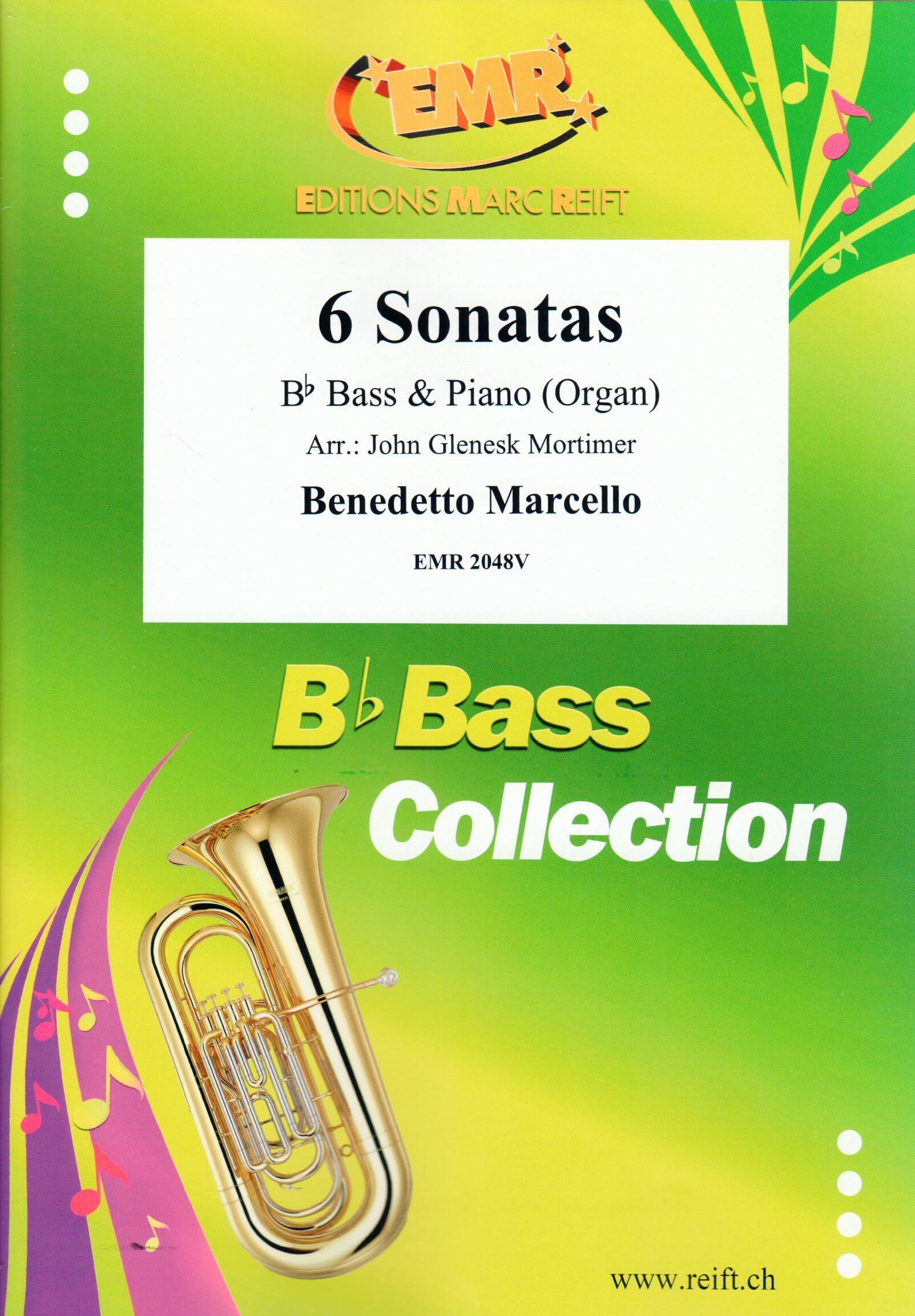 6 SONATAS for Bb. (TC) Bass and Piano