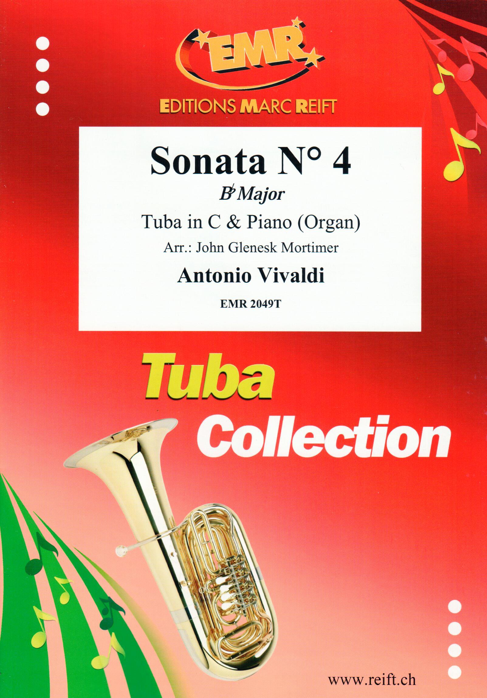 SONATA N° 4 IN BB MAJOR, SOLOS - E♭. Bass