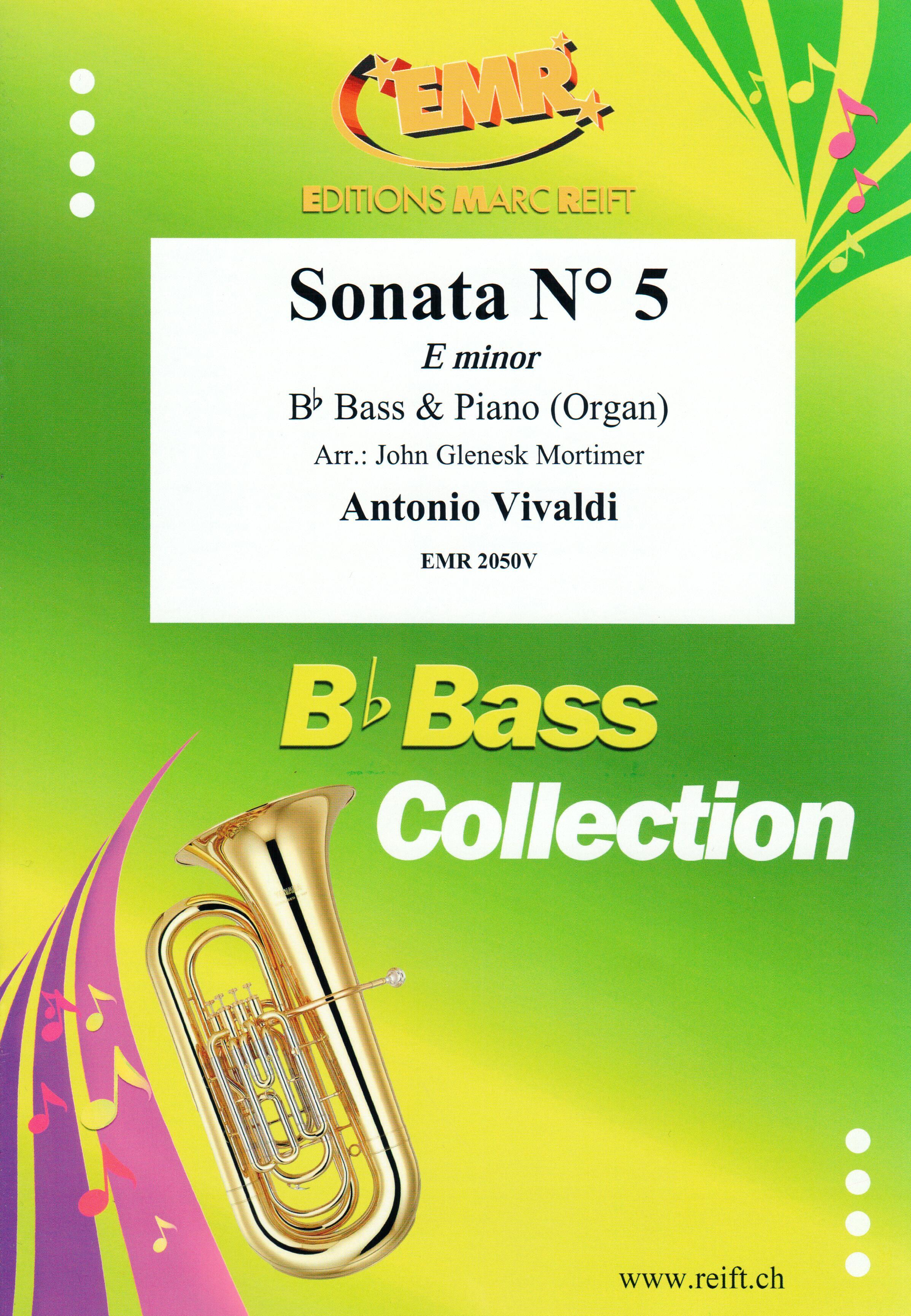 SONATA N° 5 IN E MINOR, SOLOS - E♭. Bass