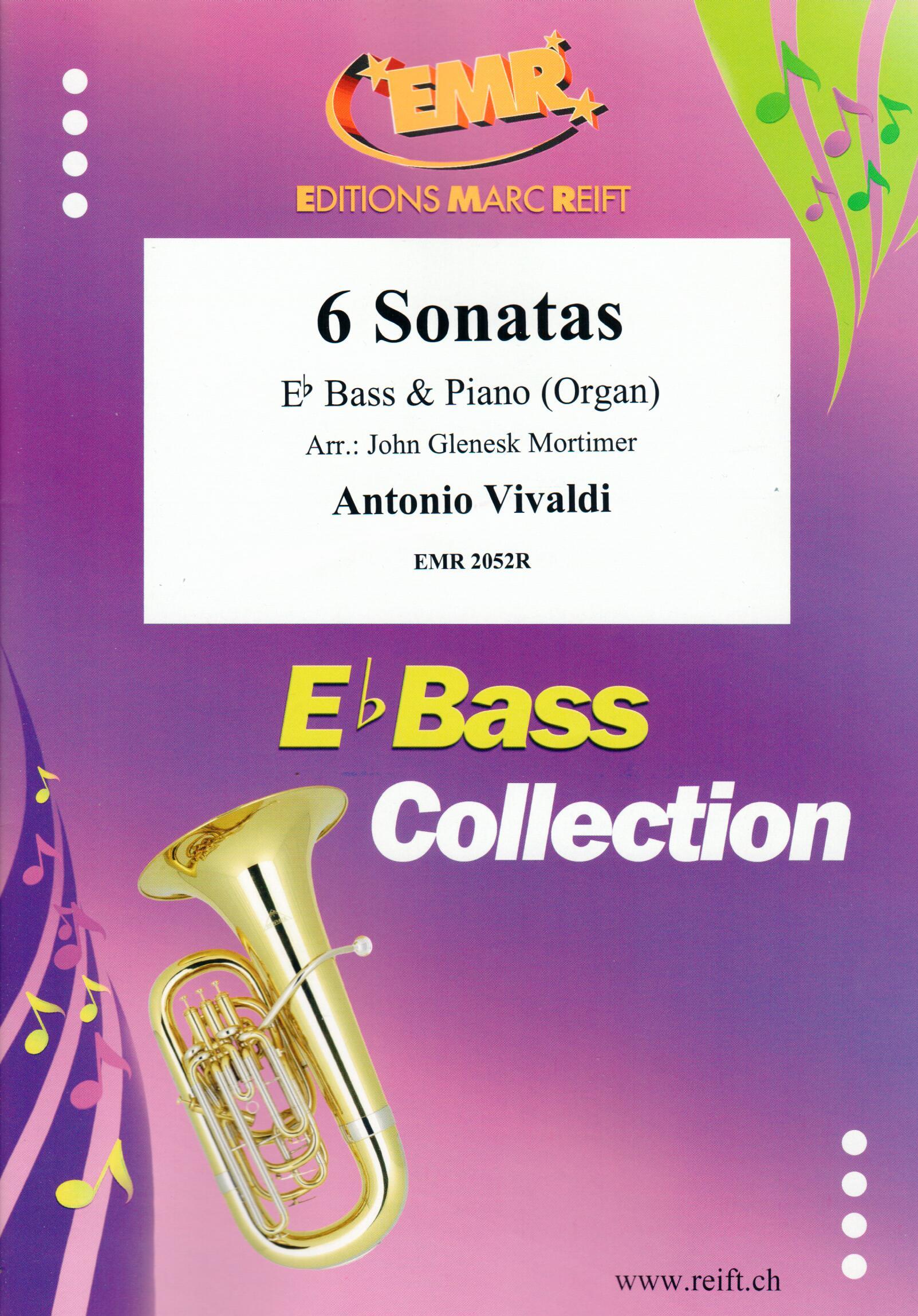 6 SONATAS, SOLOS - E♭. Bass