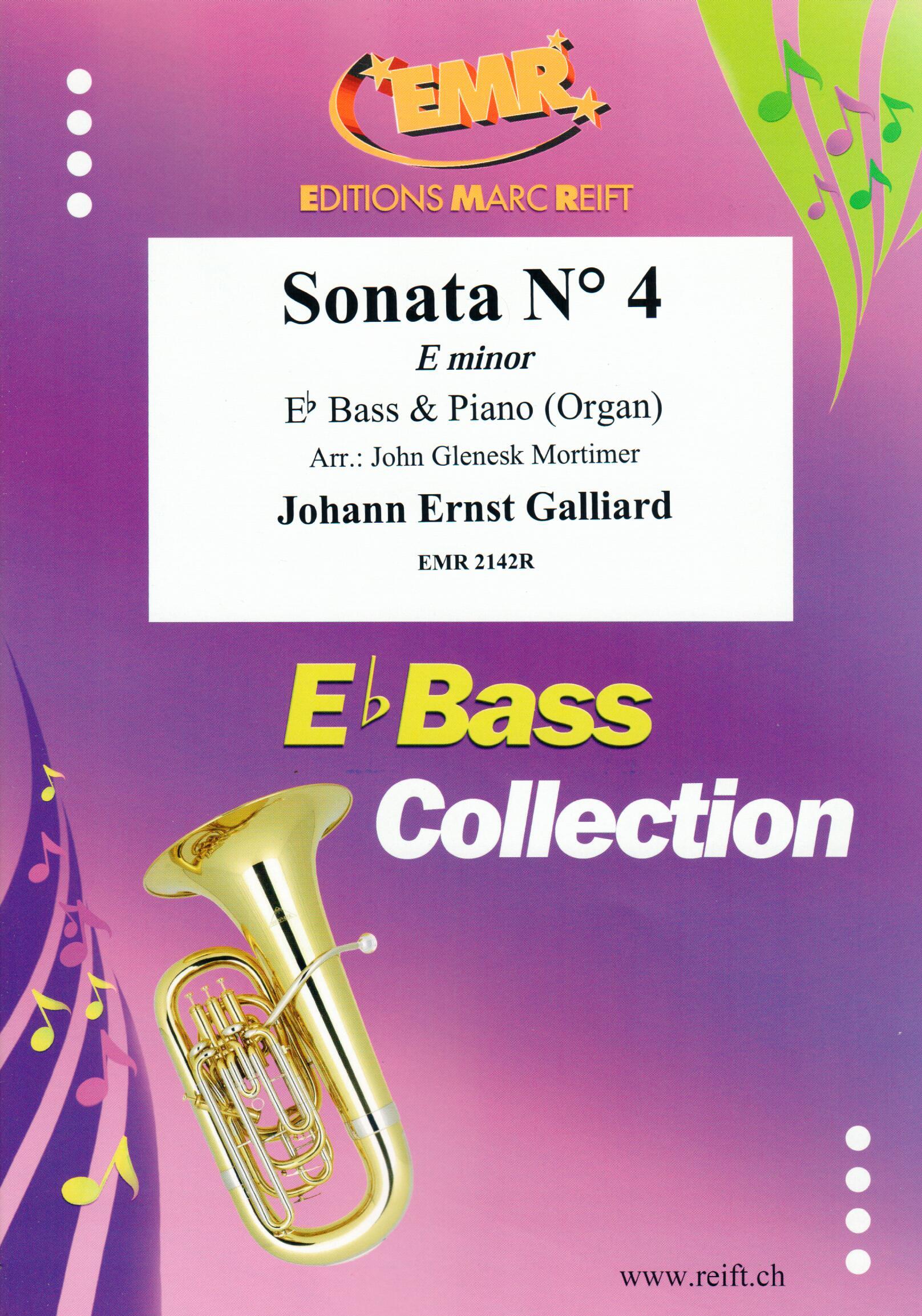 SONATA N° 4 IN E MINOR, SOLOS - E♭. Bass