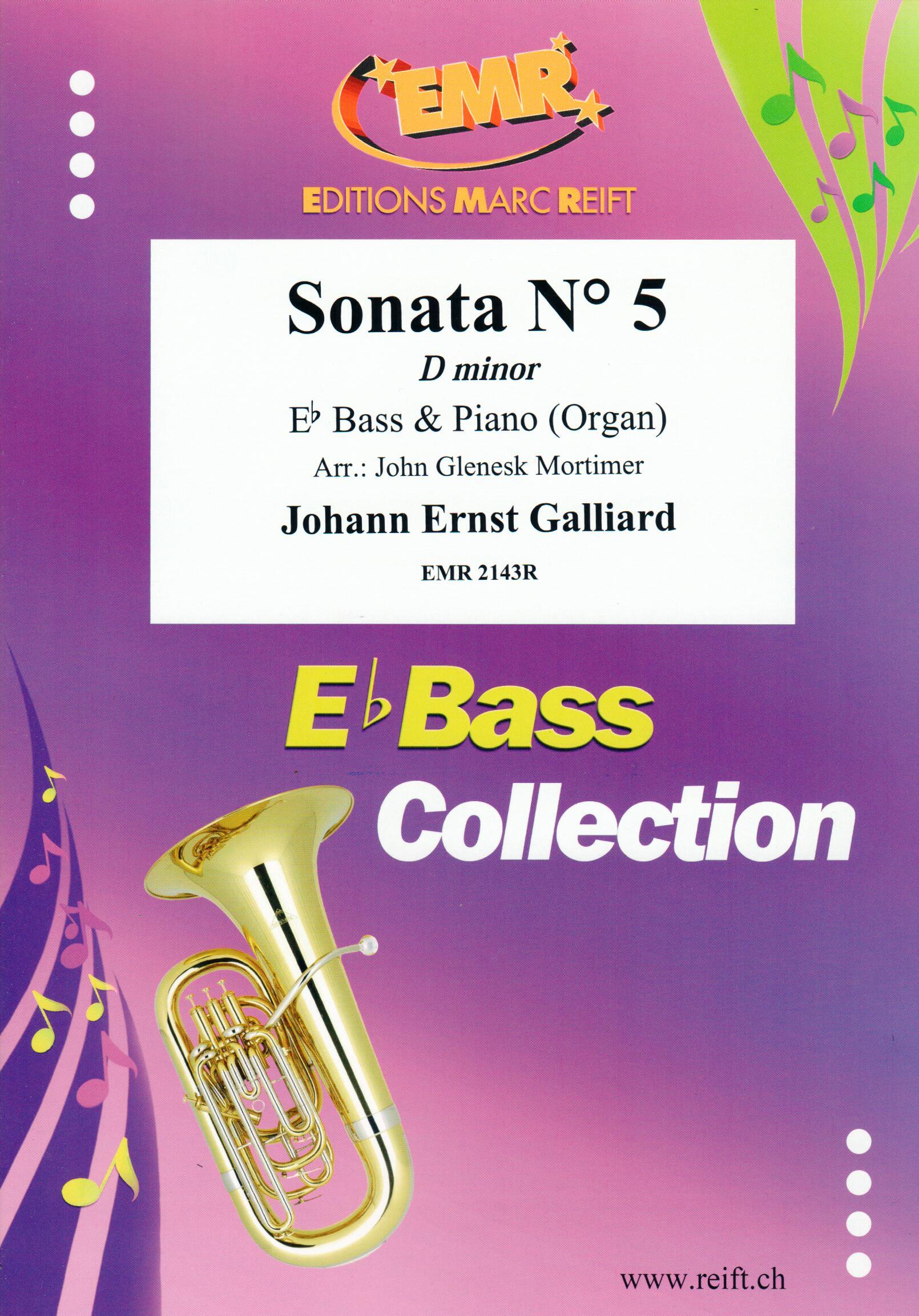 SONATA N° 5 IN D MINOR, SOLOS - E♭. Bass