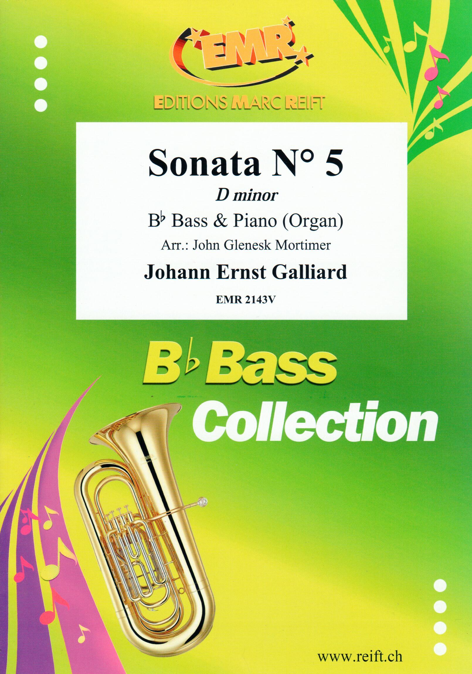 SONATA N° 5 IN D MINOR, SOLOS - E♭. Bass