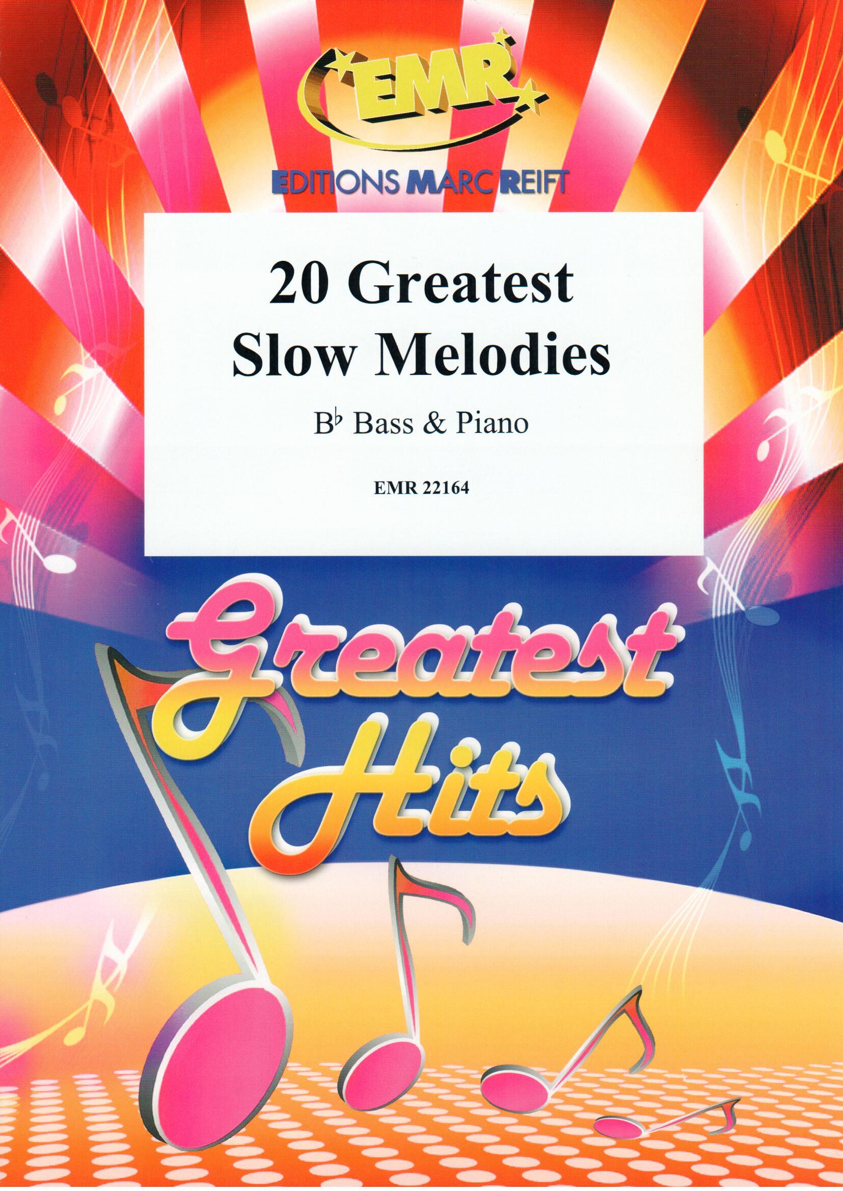 20 GREATEST SLOW MELODIES, SOLOS - E♭. Bass