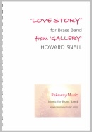 LOVE STORY from GALLERY - Parts & Score, LIGHT CONCERT MUSIC, Howard Snell Music