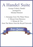 HANDEL SUITE, A - Brass Quintet - Parts & Score, Quintets, Michael Bennett Collection