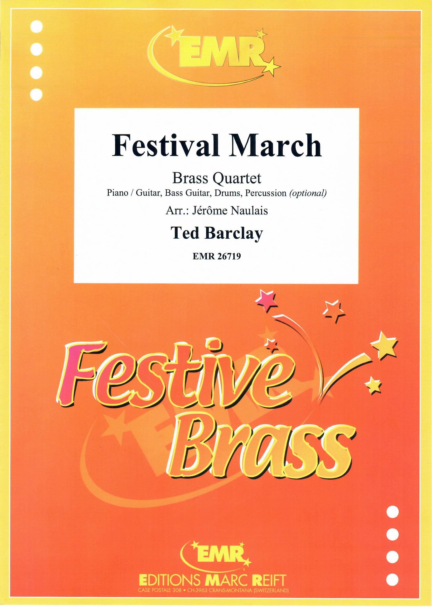 FESTIVAL MARCH - quartet, EMR Brass Quartets