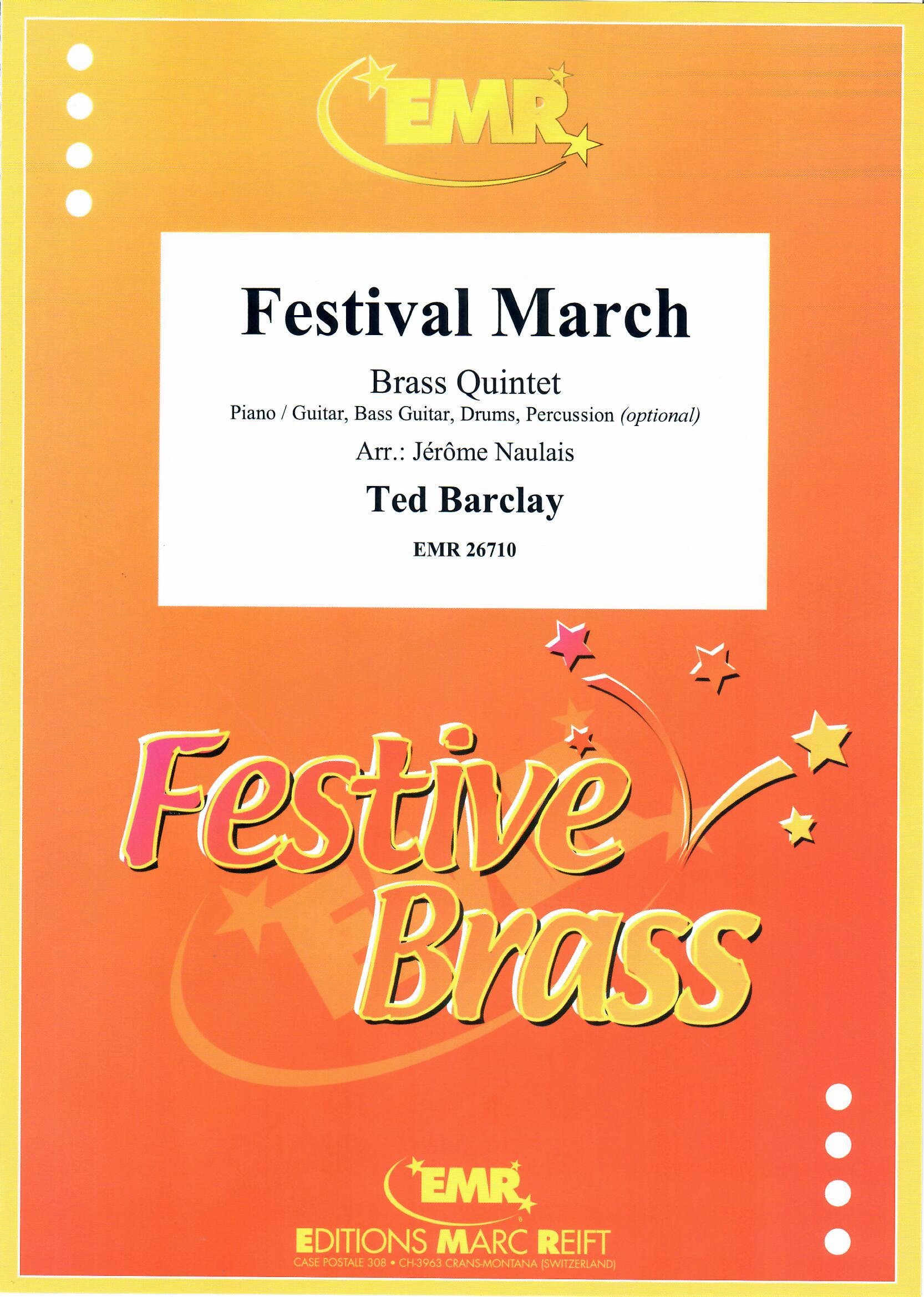 FESTIVAL MARCH - Quintet, EMR Brass Quintets