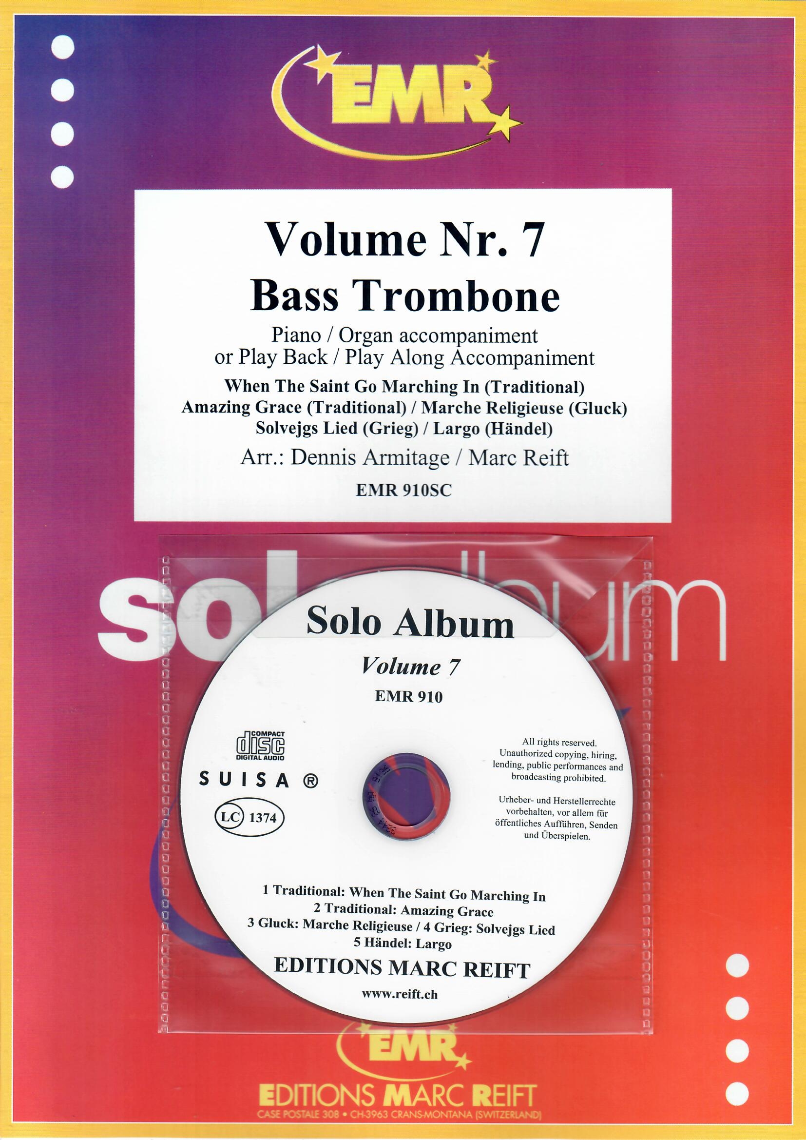 SOLO ALBUM VOLUME 07, NEW & RECENT Publications, SOLOS for Bass Trombone
