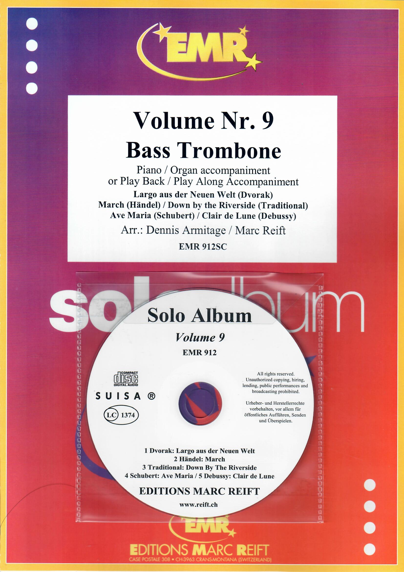 SOLO ALBUM VOLUME 09, NEW & RECENT Publications, SOLOS for Bass Trombone