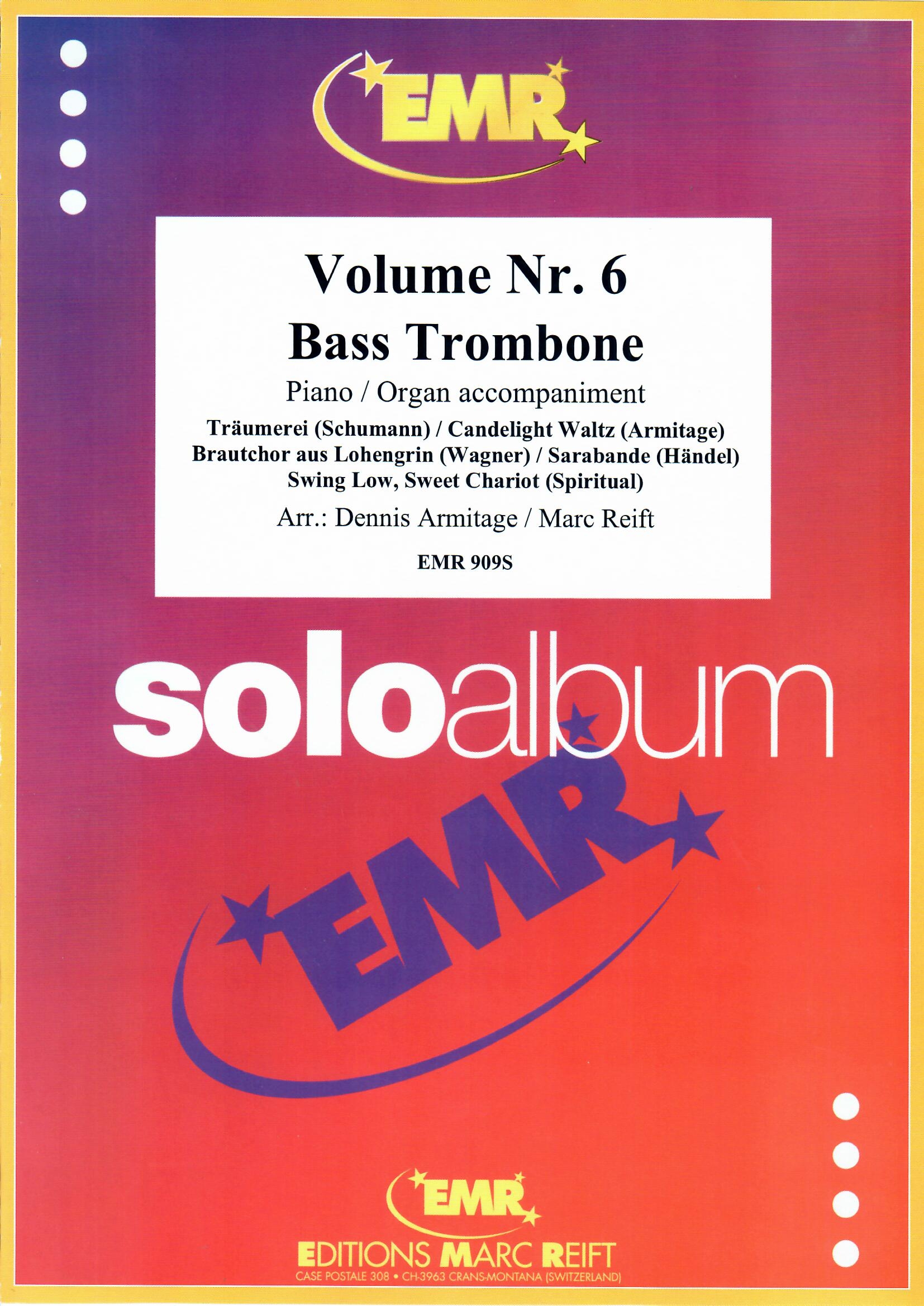 SOLO ALBUM VOLUME 06, NEW & RECENT Publications, SOLOS for Bass Trombone