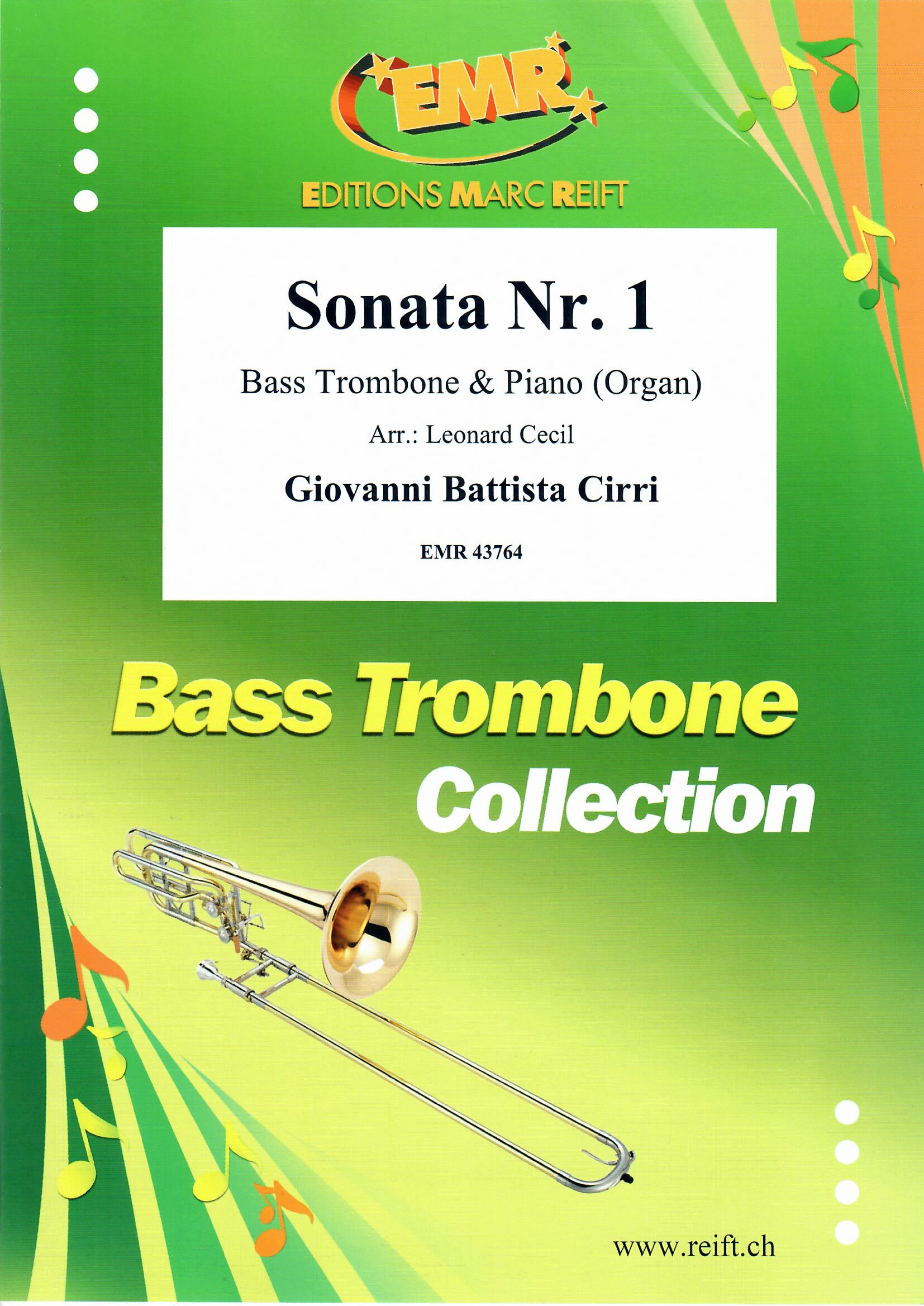 SONATA NR. 1, NEW & RECENT Publications, SOLOS for Bass Trombone