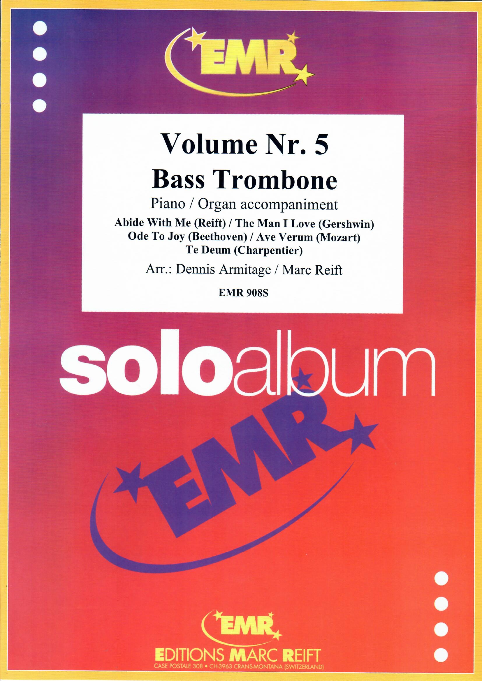 SOLO ALBUM VOLUME 05, NEW & RECENT Publications, SOLOS for Bass Trombone