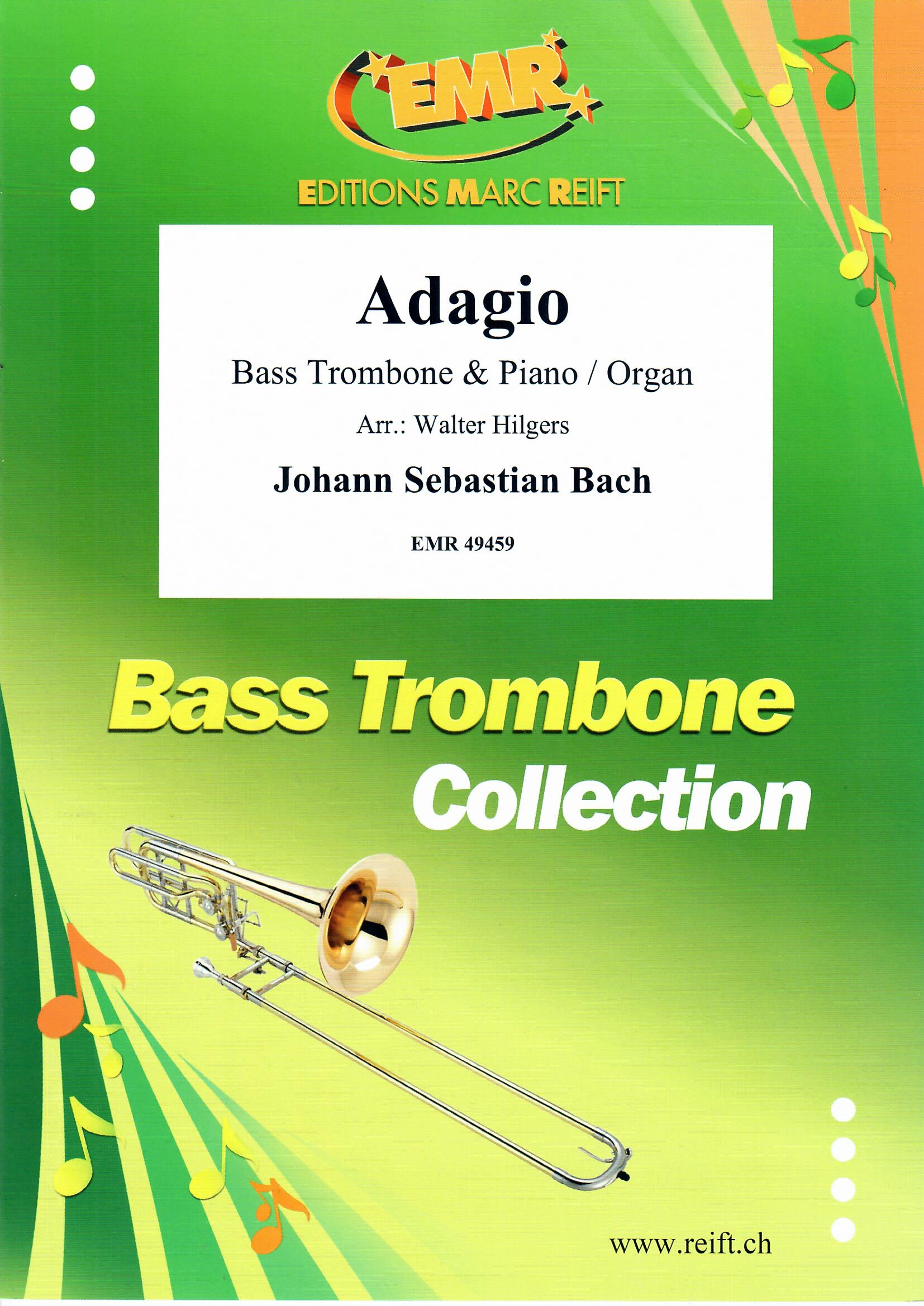 ADAGIO - Bass Trombone & Piano, SOLOS for Bass Trombone