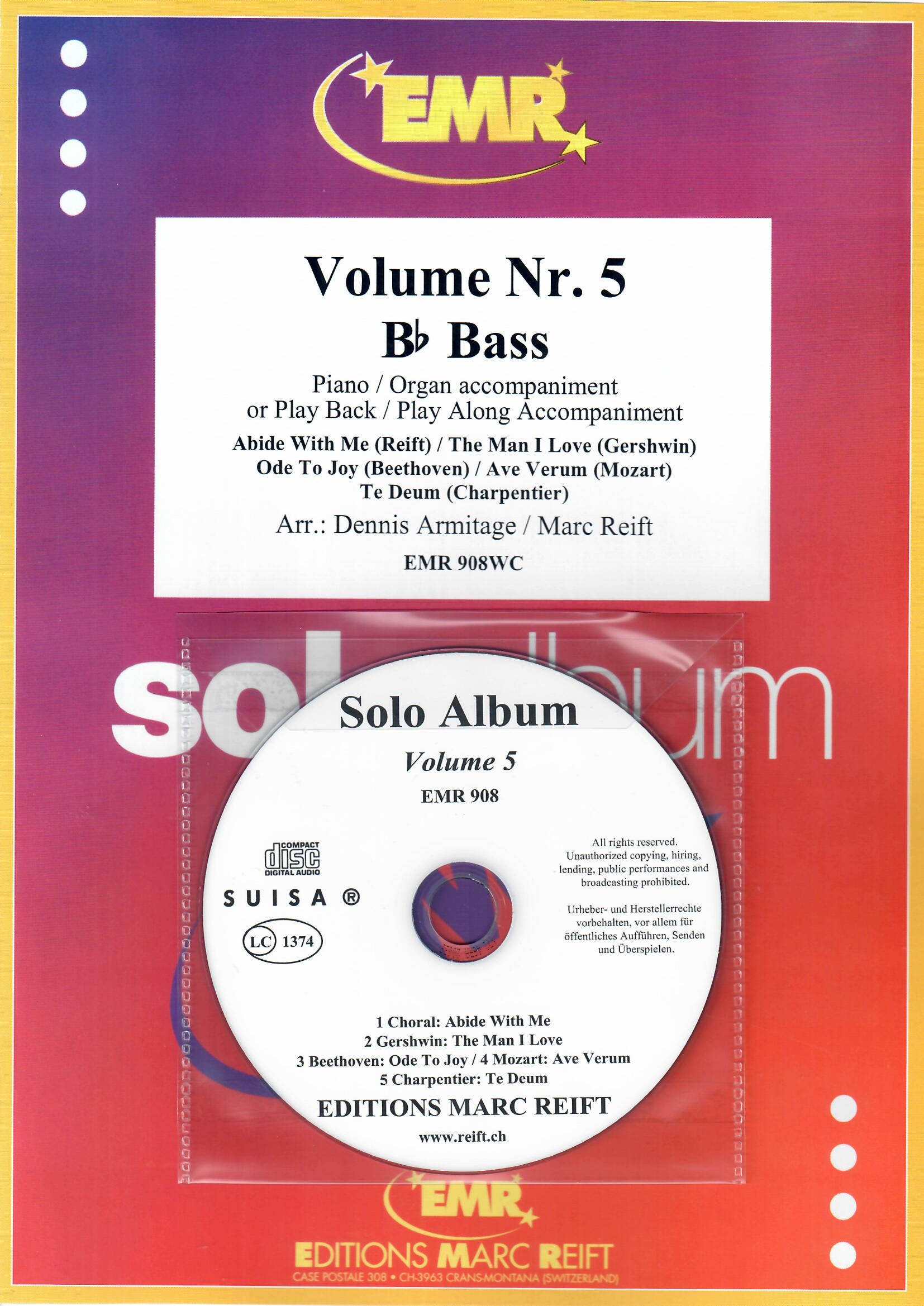 SOLO ALBUM VOLUME 05, NEW & RECENT Publications, SOLOS - B♭. Bass