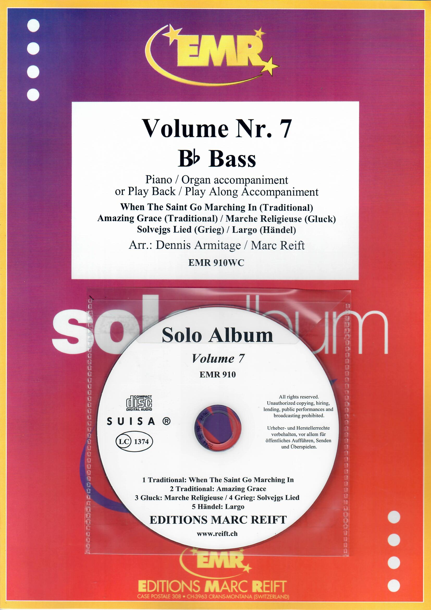 SOLO ALBUM VOLUME 07, NEW & RECENT Publications, SOLOS - B♭. Bass