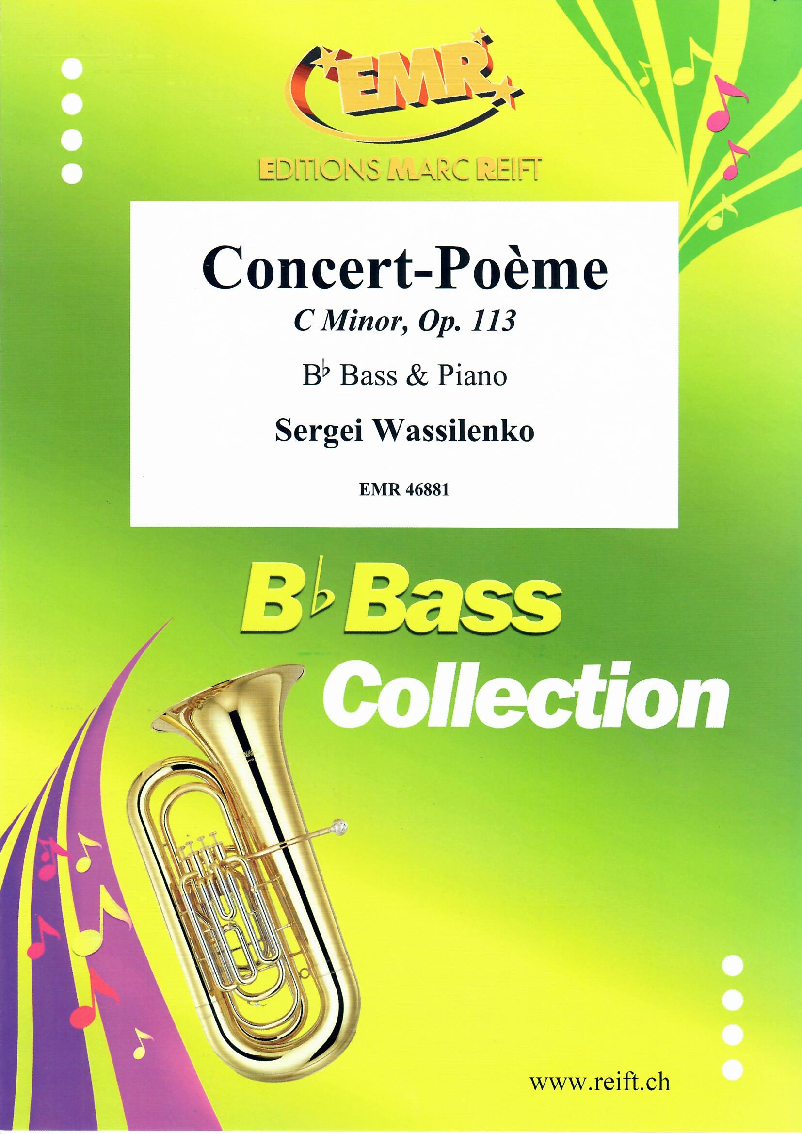 CONCERT-POèME - Bb.Bass & Piano, SOLOS - B♭. Bass