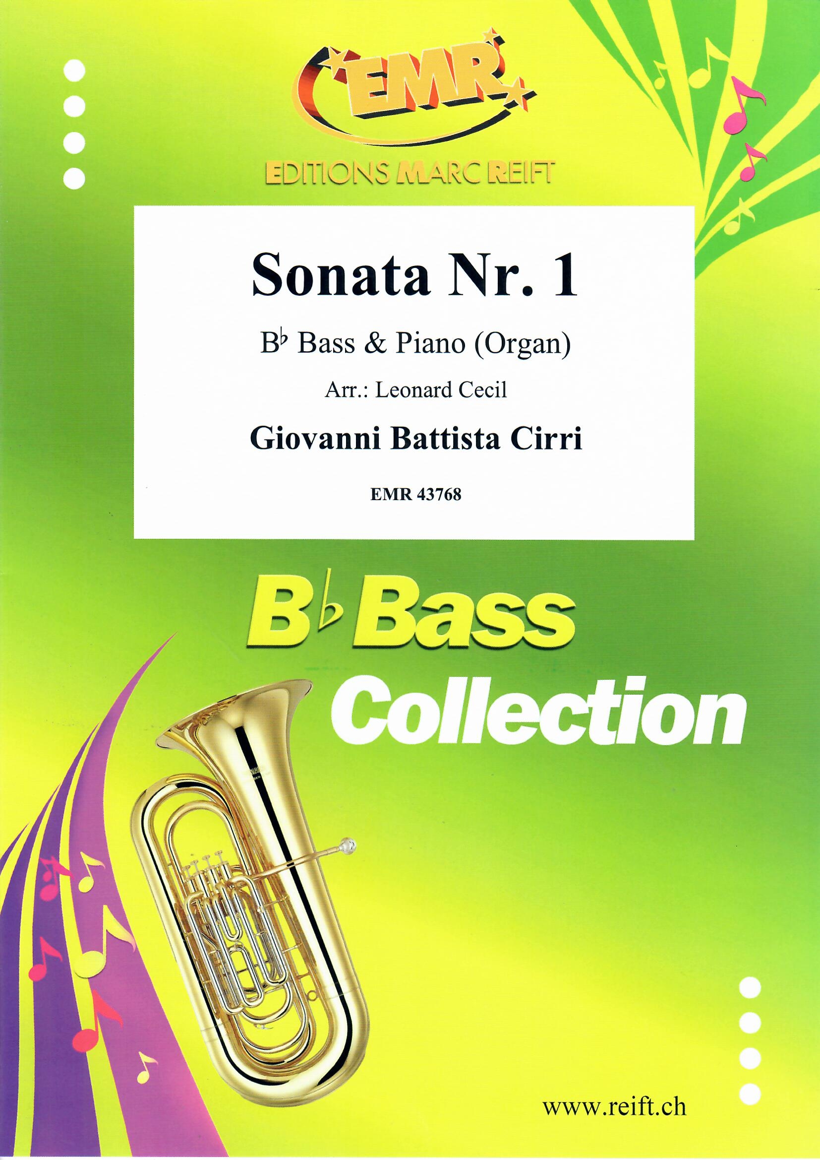 SONATA NR. 1, NEW & RECENT Publications, SOLOS - B♭. Bass