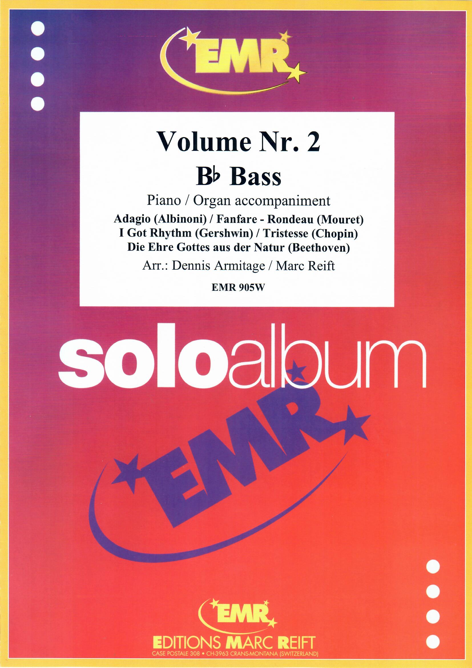 SOLO ALBUM VOLUME 02, NEW & RECENT Publications, SOLOS - B♭. Bass