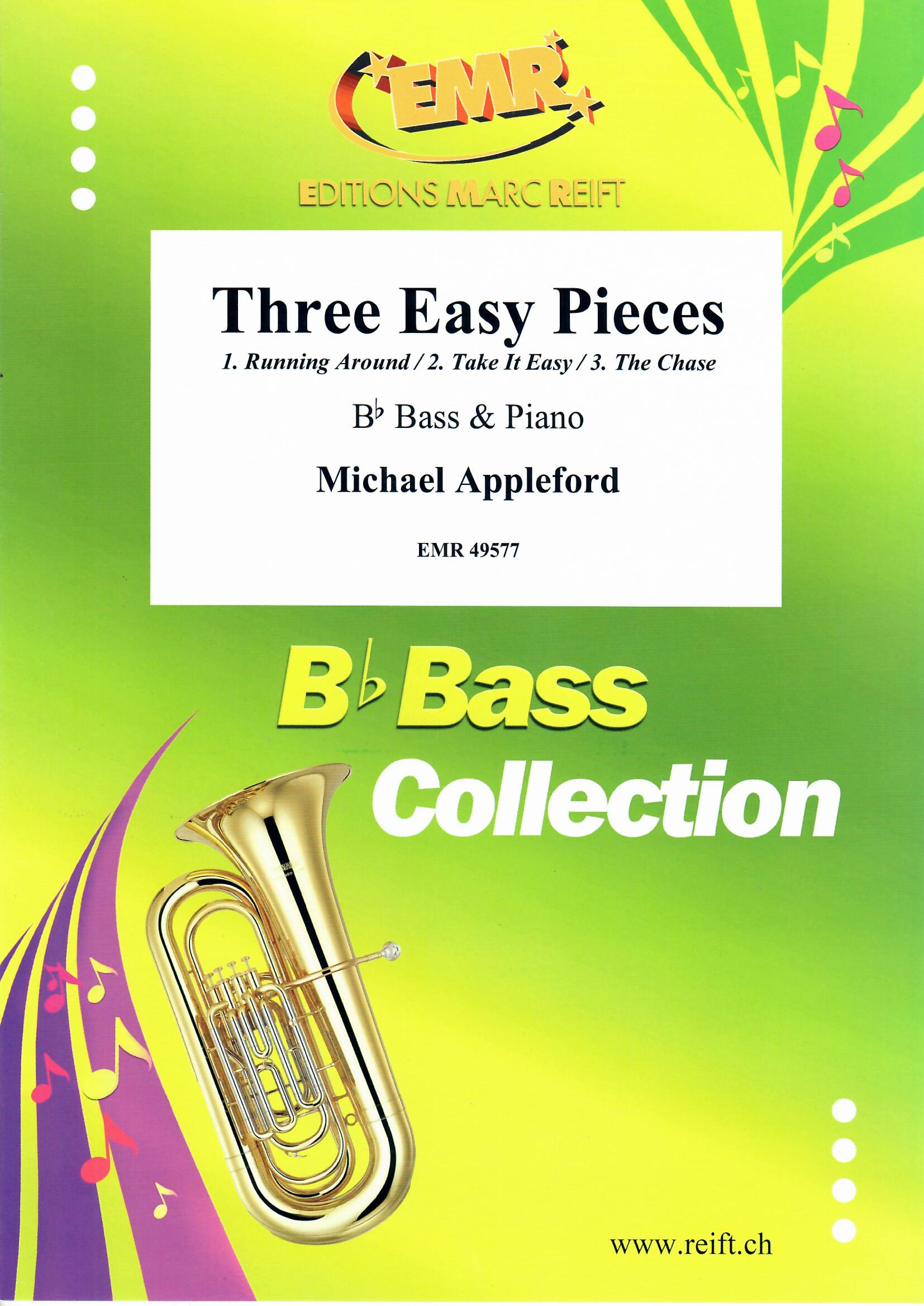 THREE EASY PIECES, NEW & RECENT Publications, SOLOS - B♭. Bass