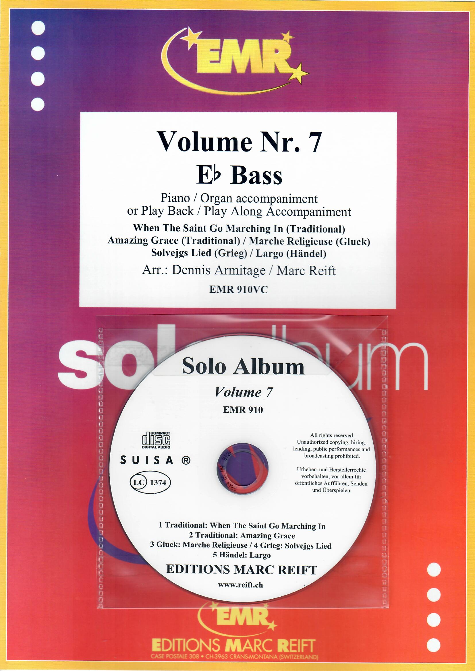 SOLO ALBUM VOLUME 07, NEW & RECENT Publications, SOLOS - E♭. Bass
