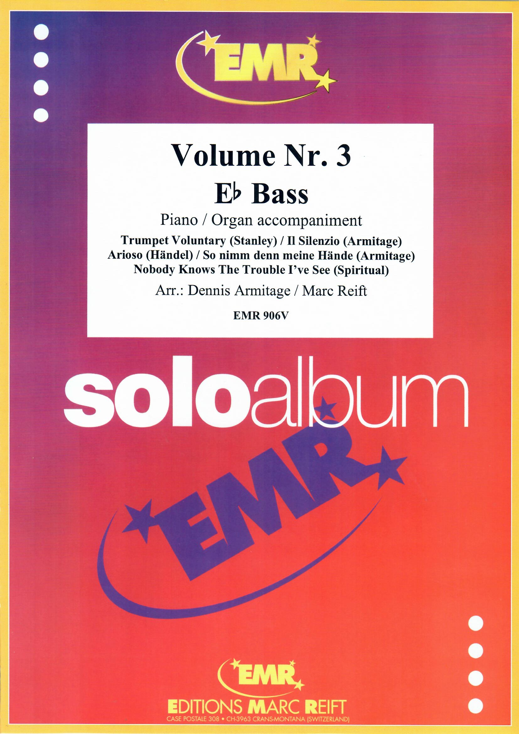 SOLO ALBUM VOLUME 03, NEW & RECENT Publications, SOLOS - E♭. Bass