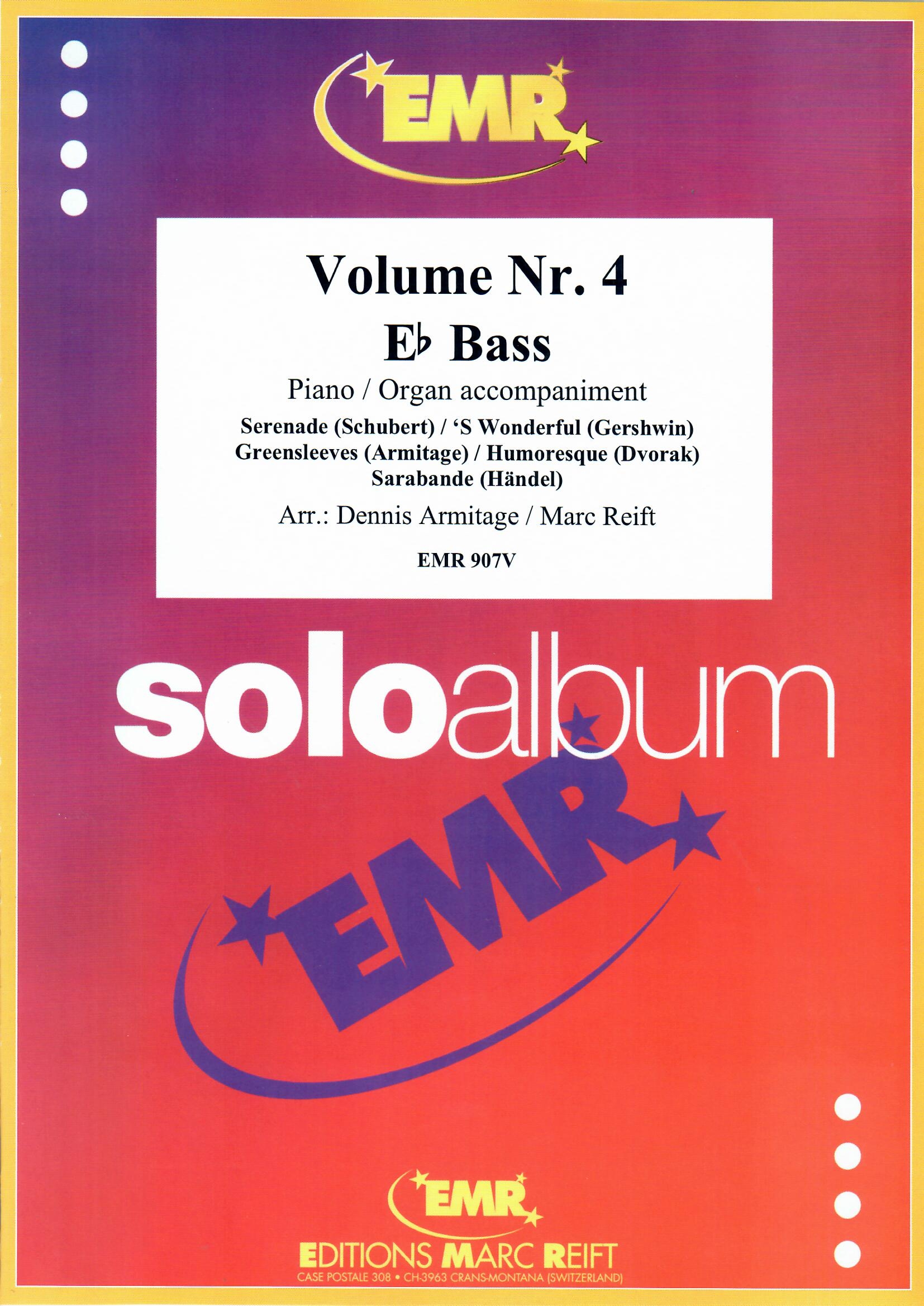 SOLO ALBUM VOLUME 04, NEW & RECENT Publications, SOLOS - E♭. Bass