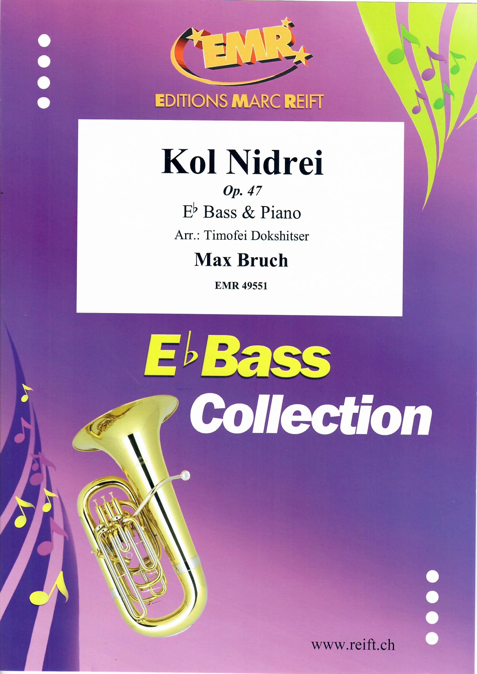 KOL NIDREI - Eb.Bass Solo & Piano, SOLOS - E♭. Bass