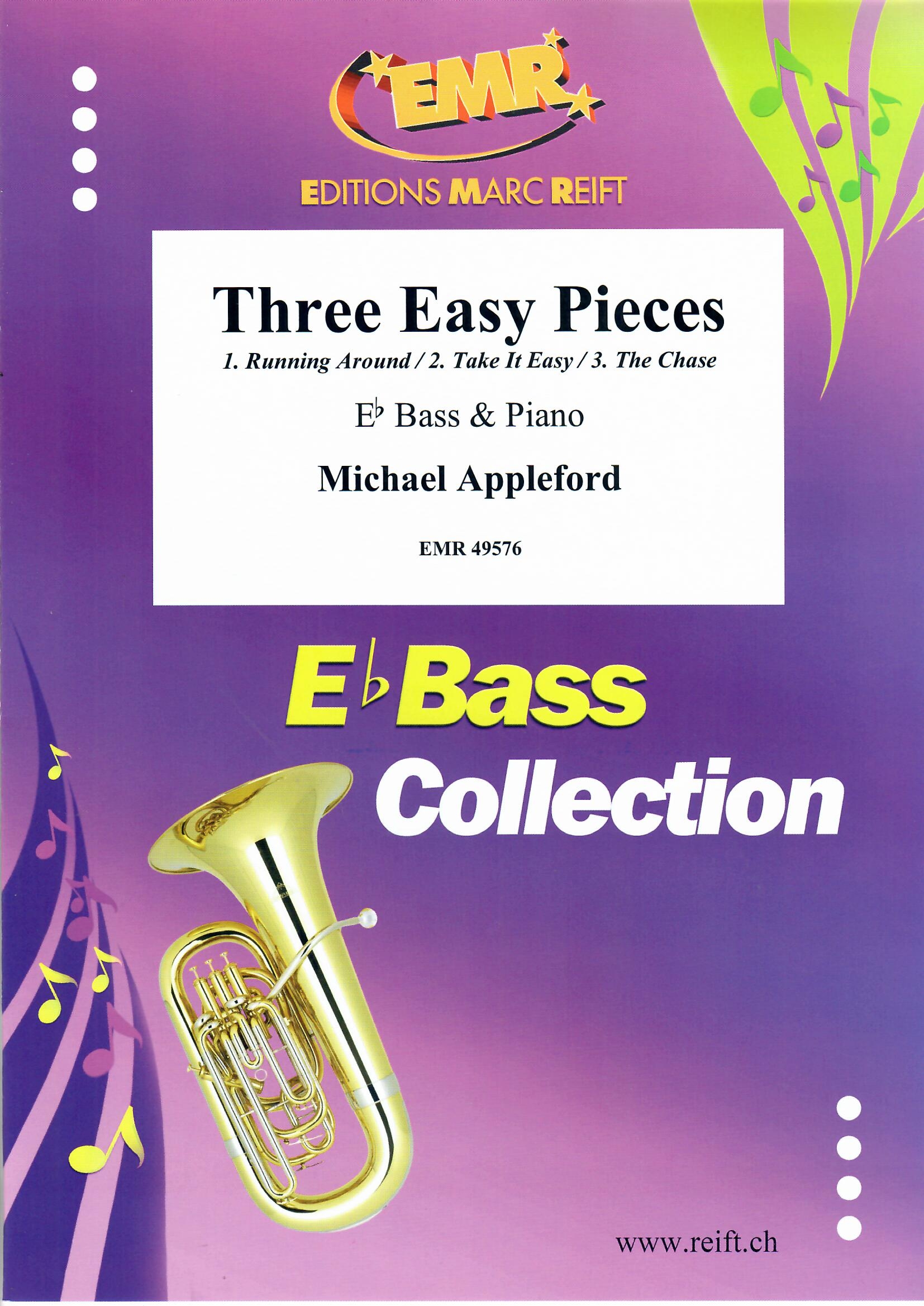 THREE EASY PIECES, NEW & RECENT Publications, SOLOS - E♭. Bass