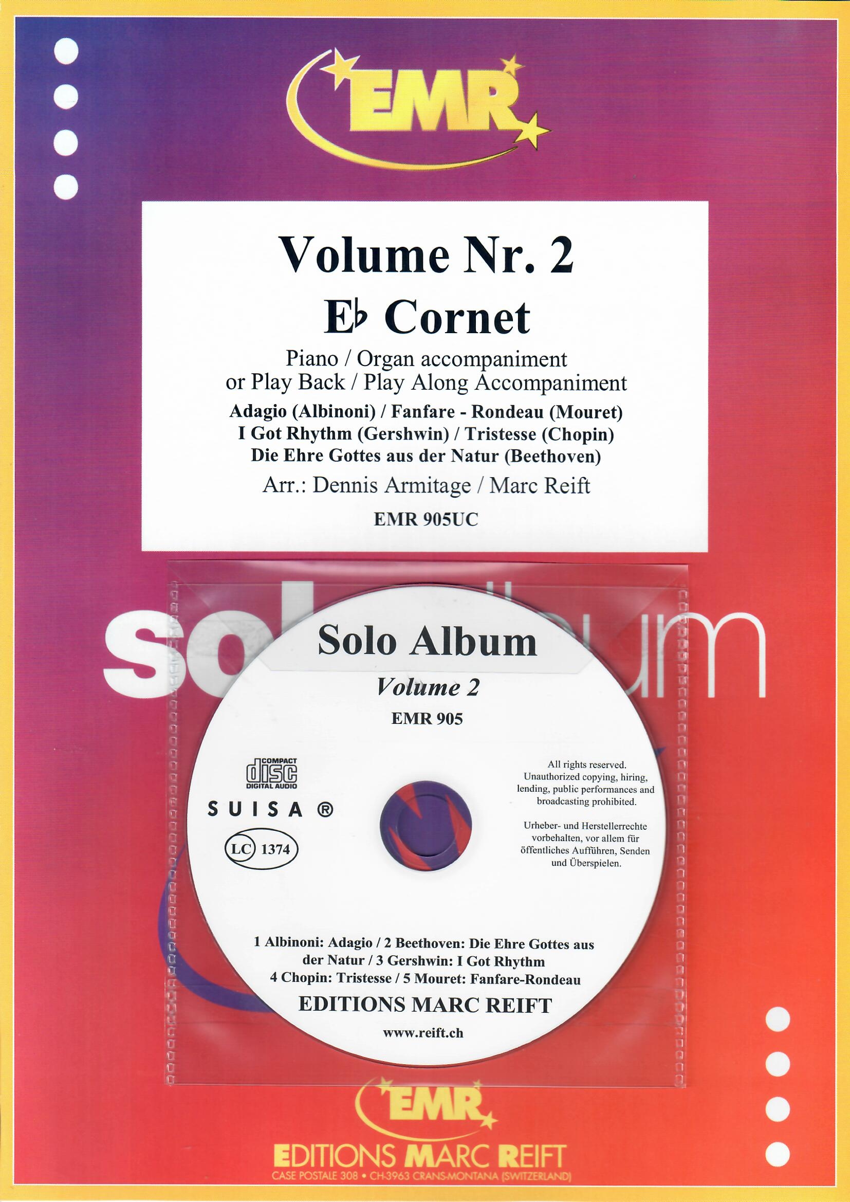 SOLO ALBUM VOLUME 02, NEW & RECENT Publications, SOLOS - E♭.Soprano Cornet