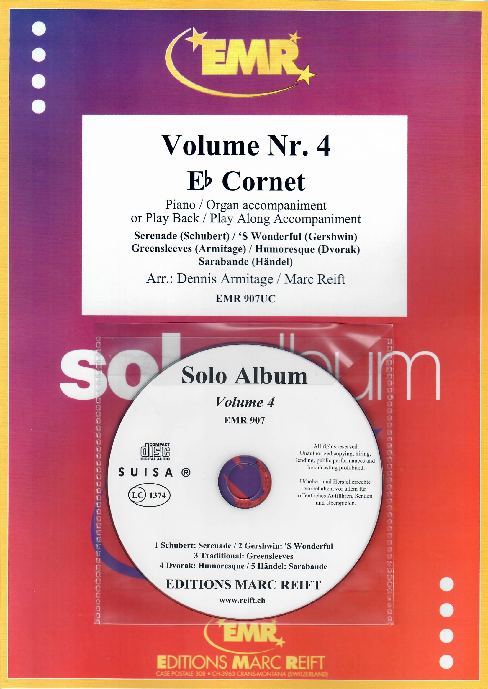 SOLO ALBUM VOLUME 04, NEW & RECENT Publications, SOLOS - E♭.Soprano Cornet