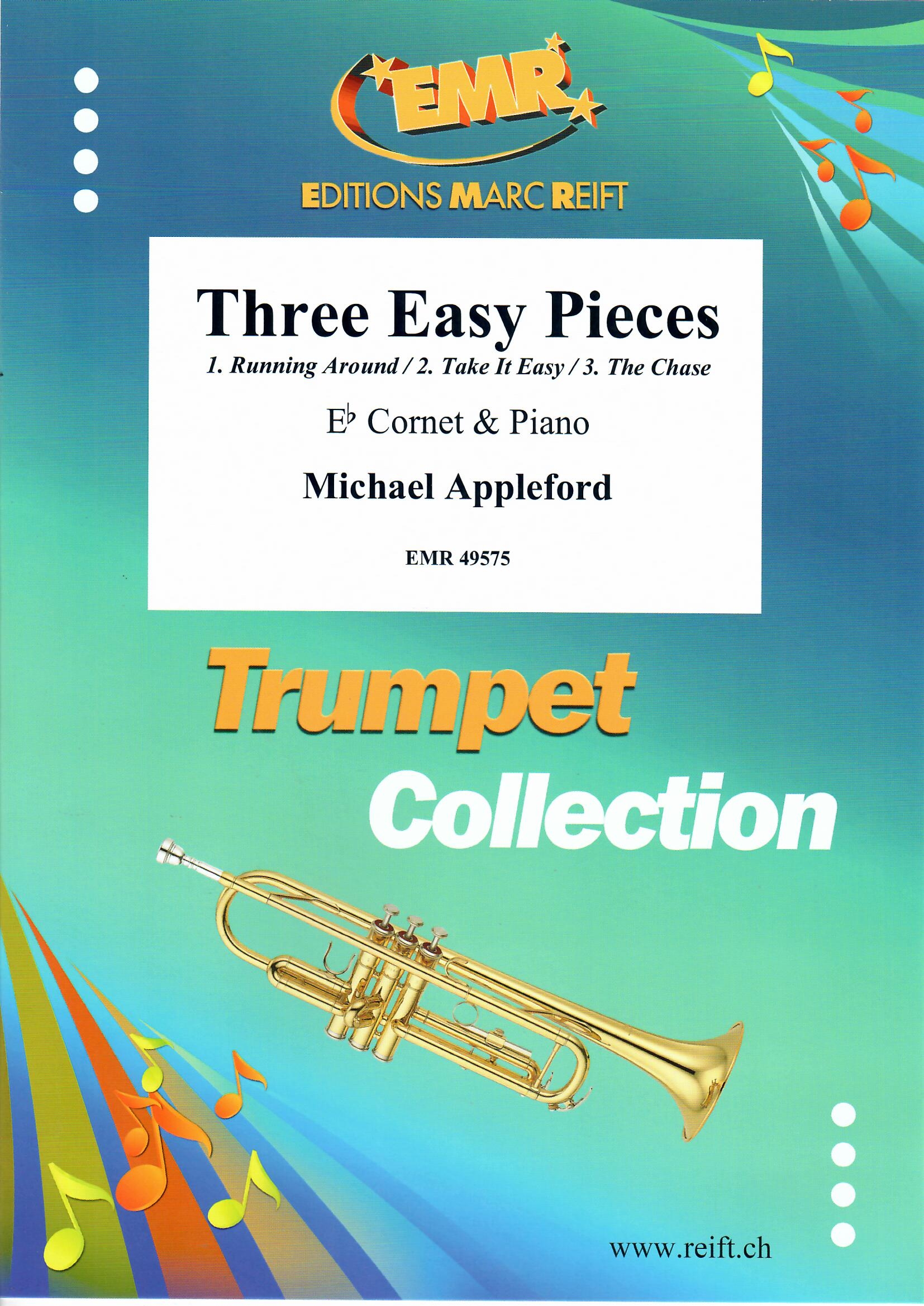 THREE EASY PIECES, NEW & RECENT Publications, SOLOS - E♭.Soprano Cornet