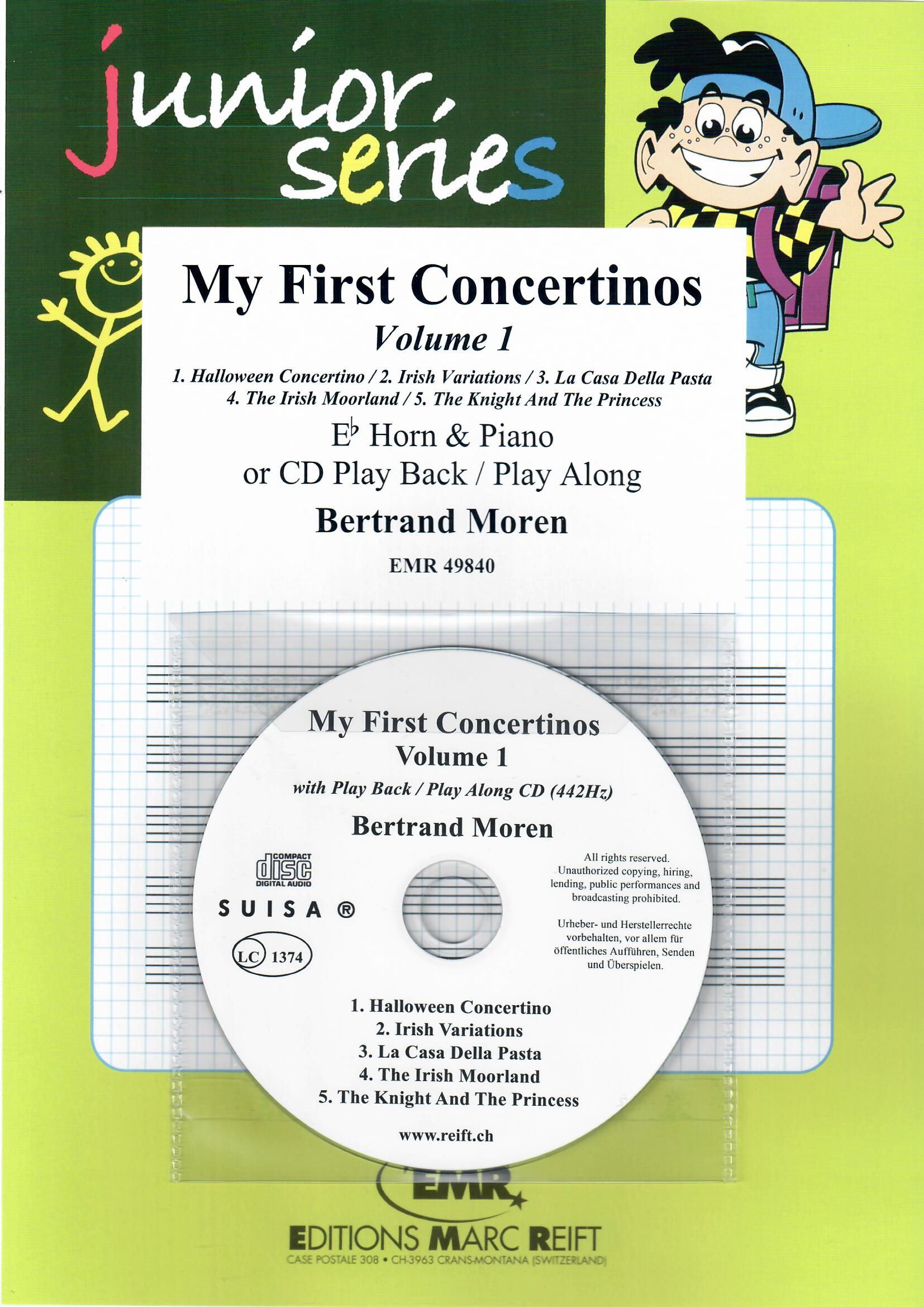 MY FIRST CONCERTINOS VOLUME 1 - Eb.Horn & CD
