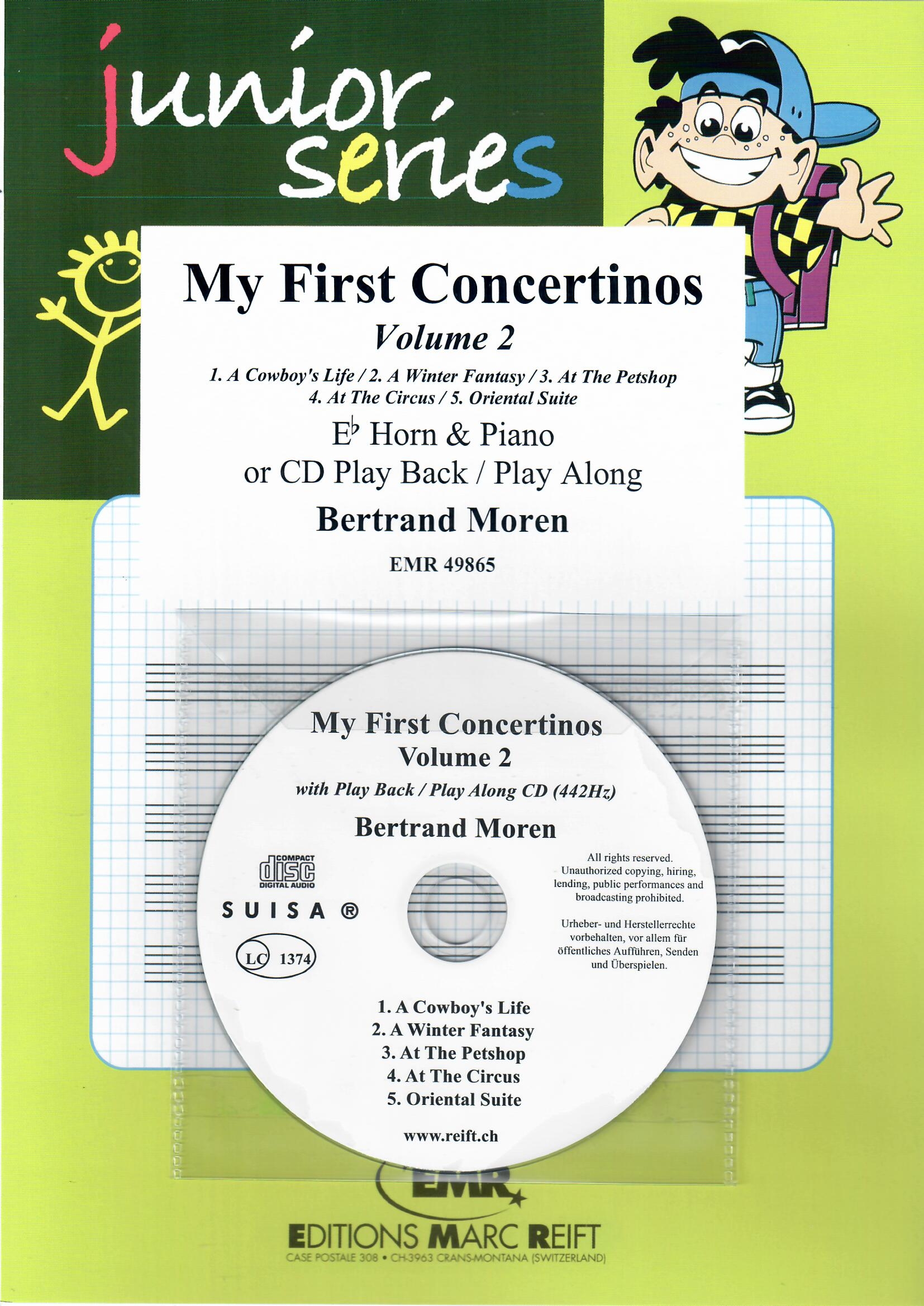 MY FIRST CONCERTINOS VOLUME 2 - Eb.Horn & CD