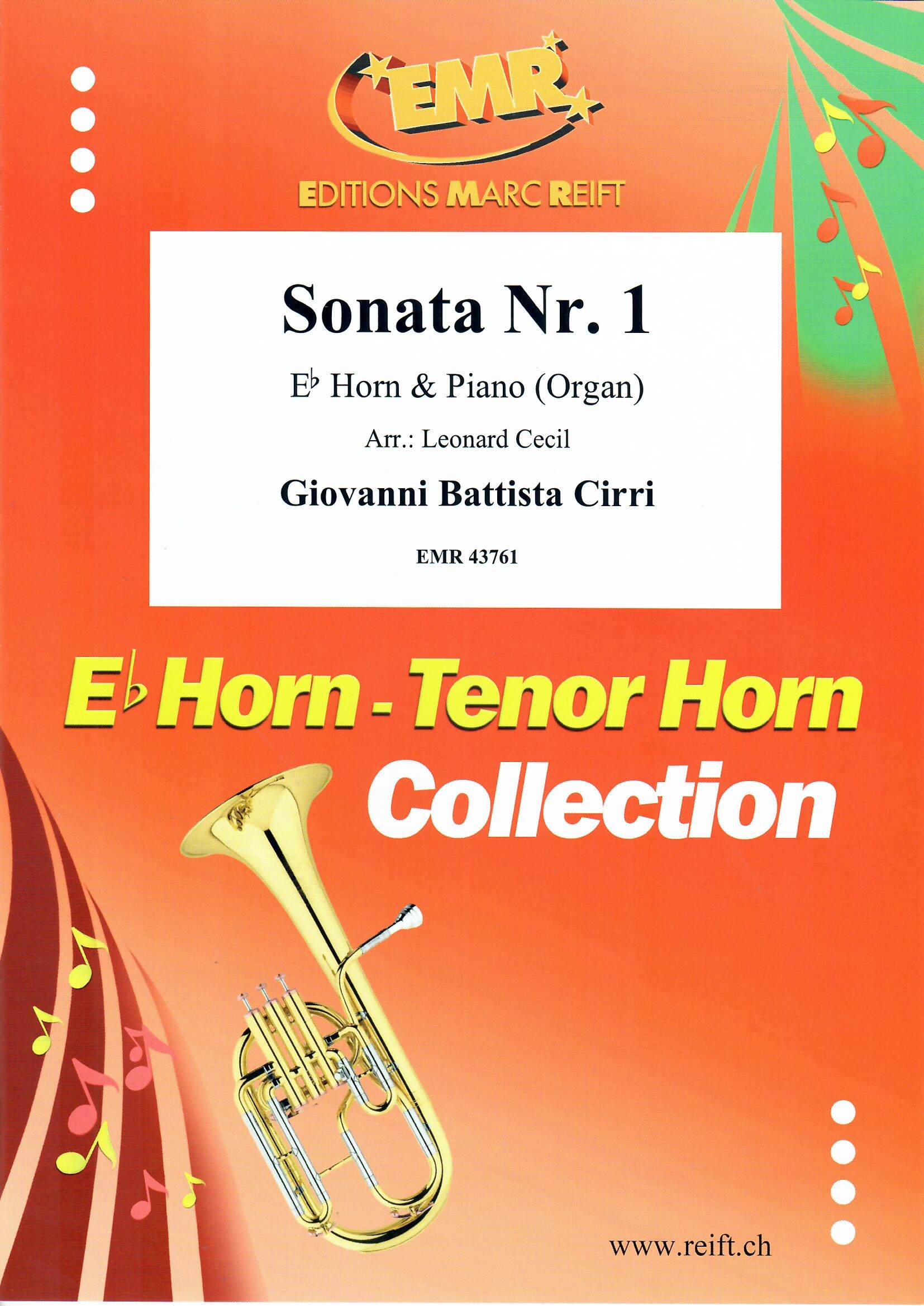 SONATA NR. 1, NEW & RECENT Publications, SOLOS for E♭. Horn