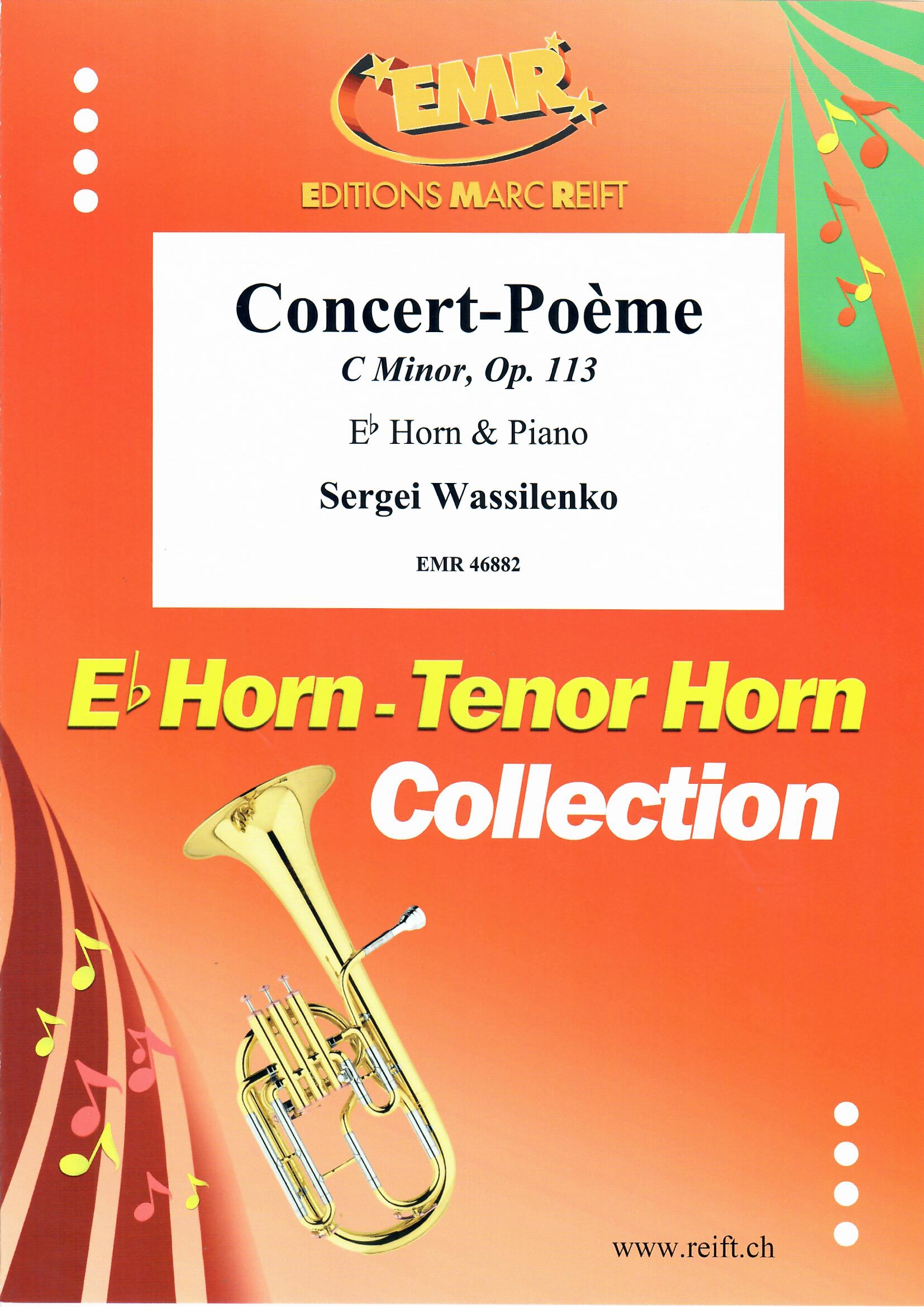 CONCERT-POèME - Eb. Horn & Piano, SOLOS for E♭. Horn