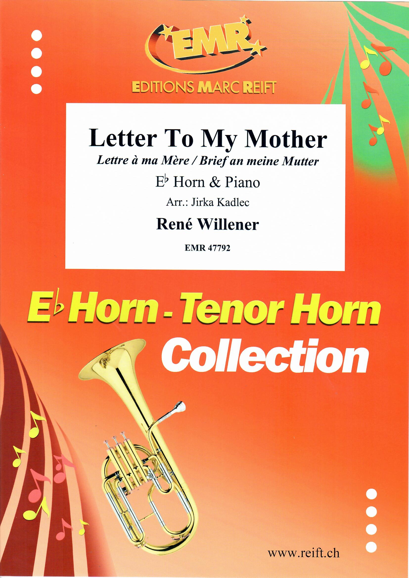 LETTER TO MY MOTHER - Eb. Horn & Piano