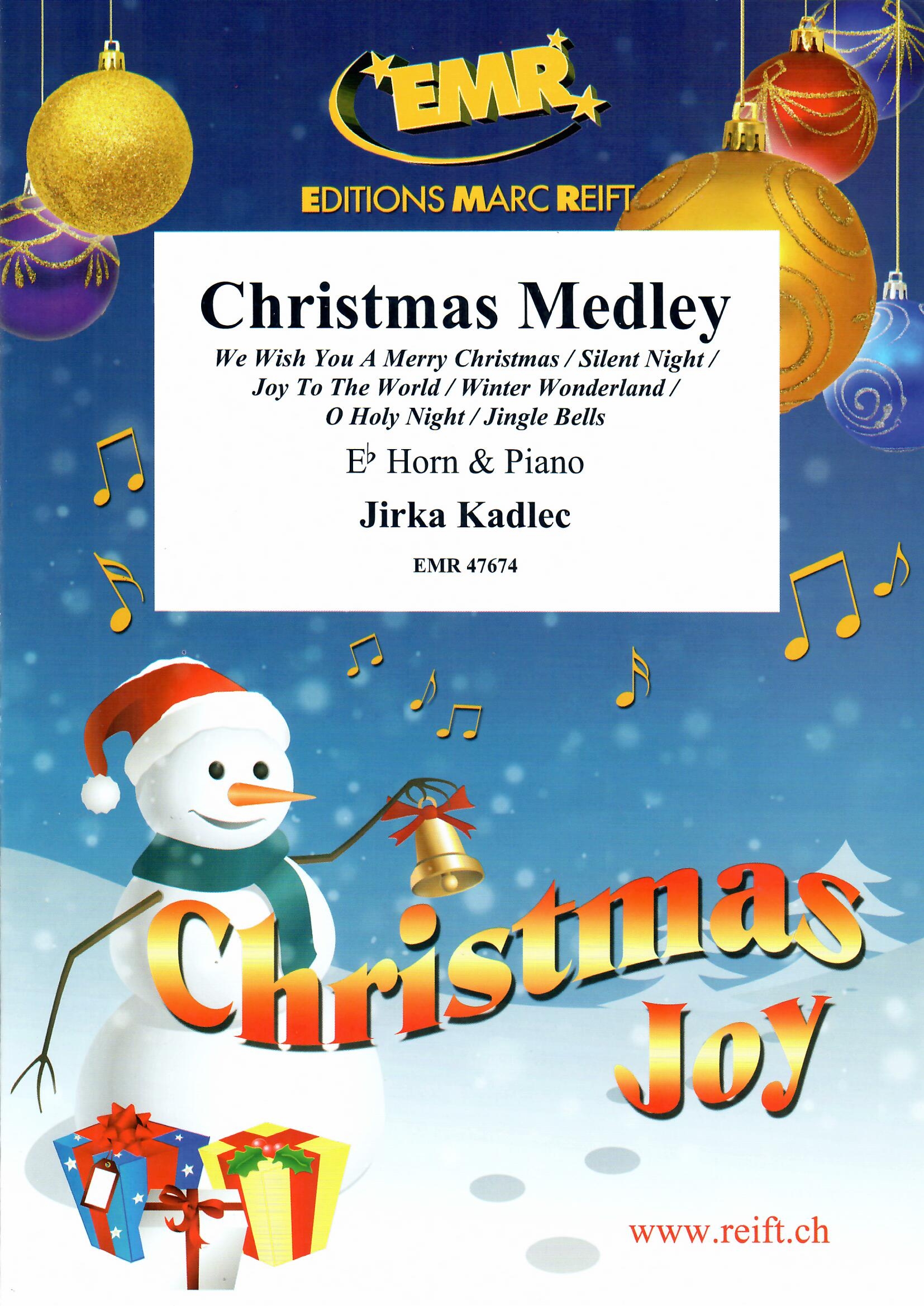 CHRISTMAS MEDLEY - Eb.Horn & Piano, SOLOS for E♭. Horn