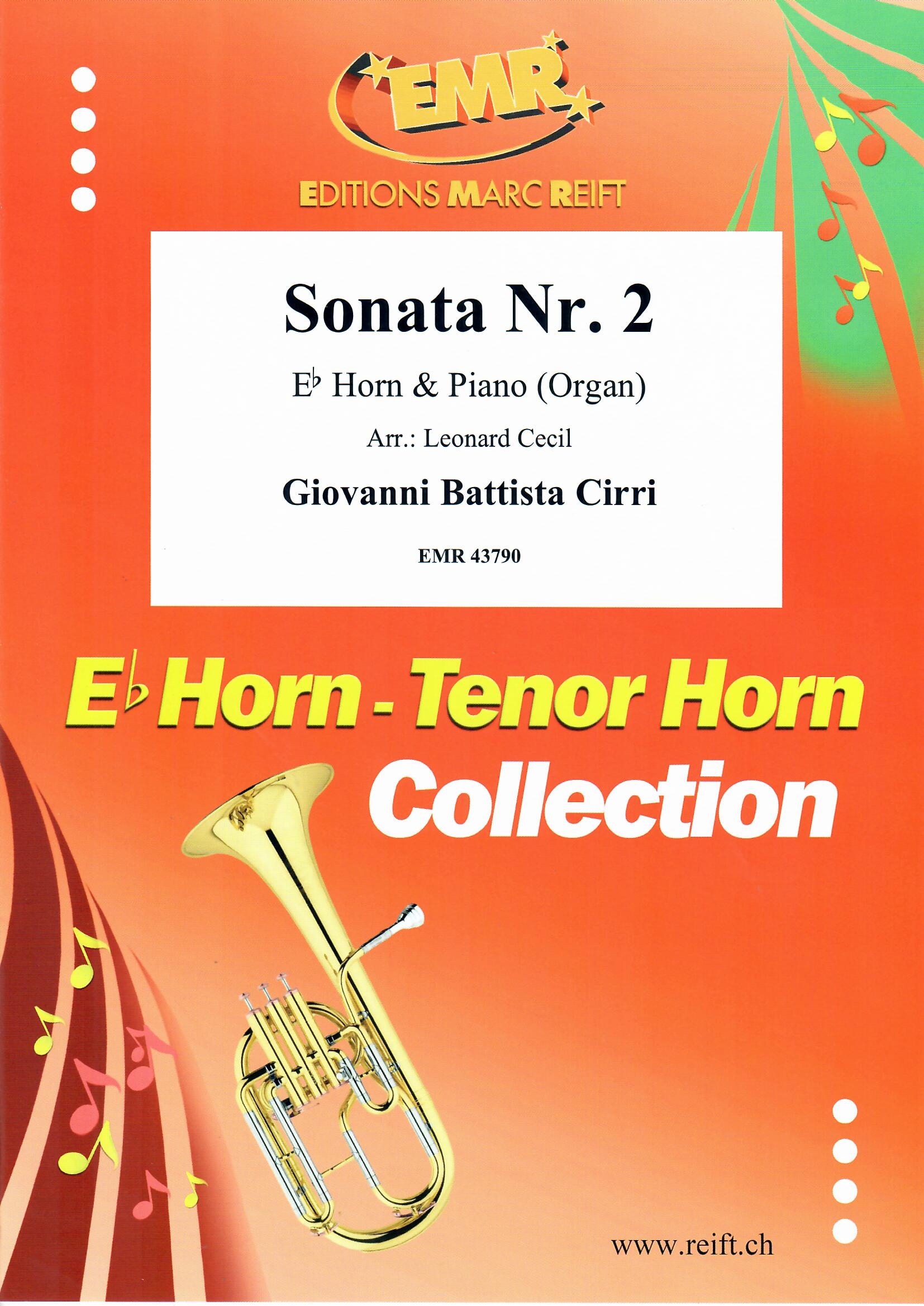 SONATA NR. 2, NEW & RECENT Publications, SOLOS for E♭. Horn