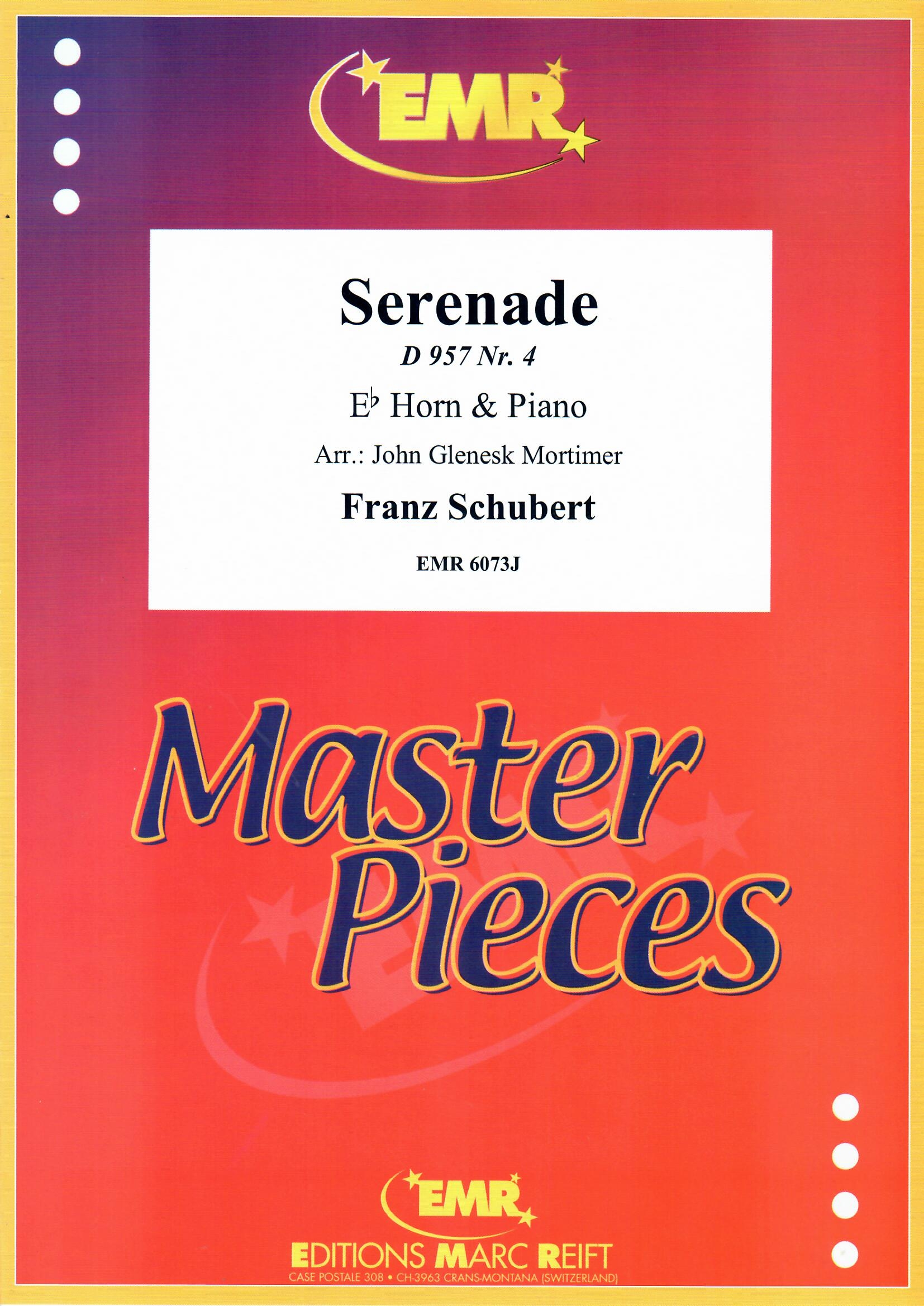 SERENADE D 957 N° 4, NEW & RECENT Publications, SOLOS for E♭. Horn