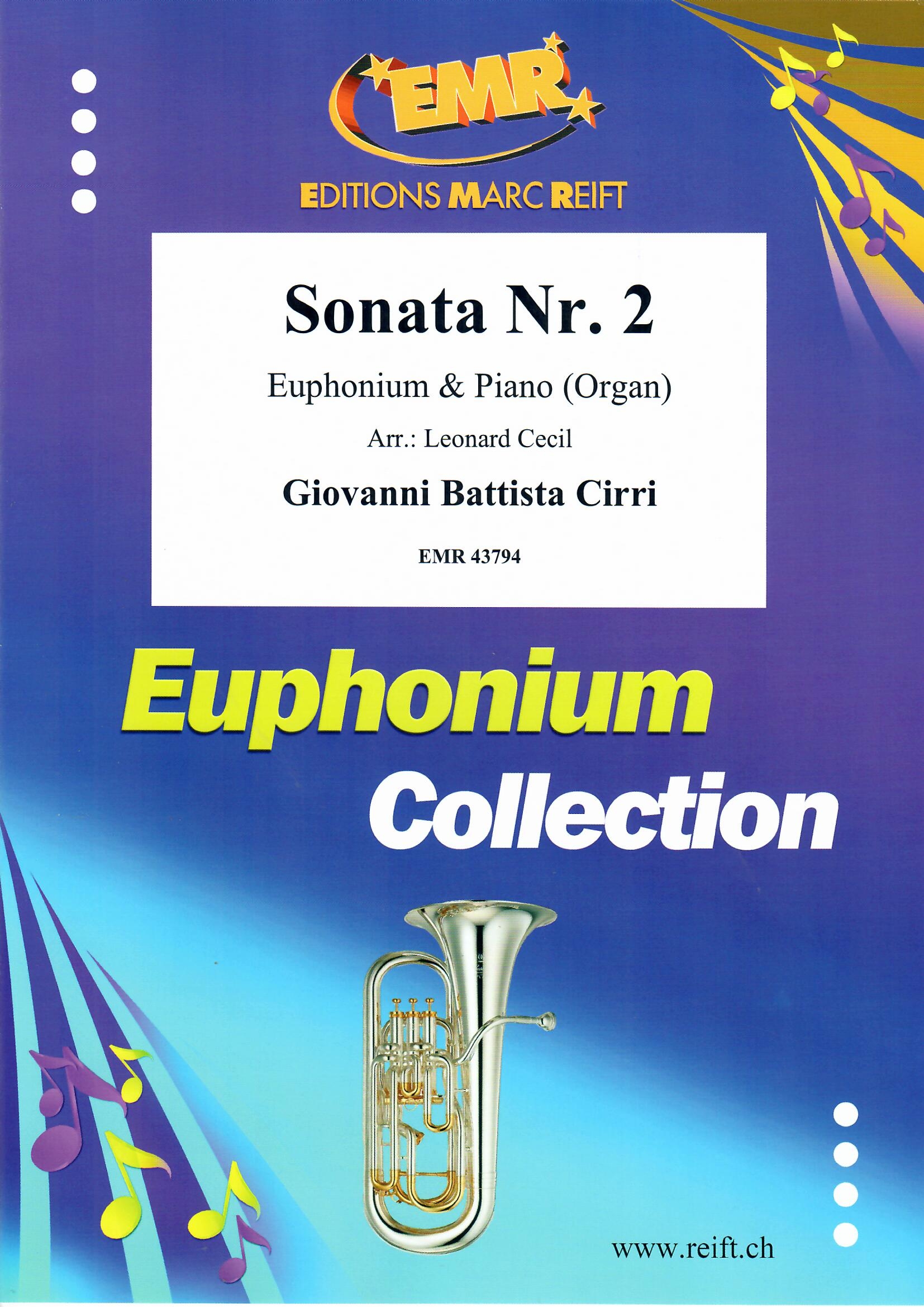 SONATA NR. 2, NEW & RECENT Publications, SOLOS - Euphonium