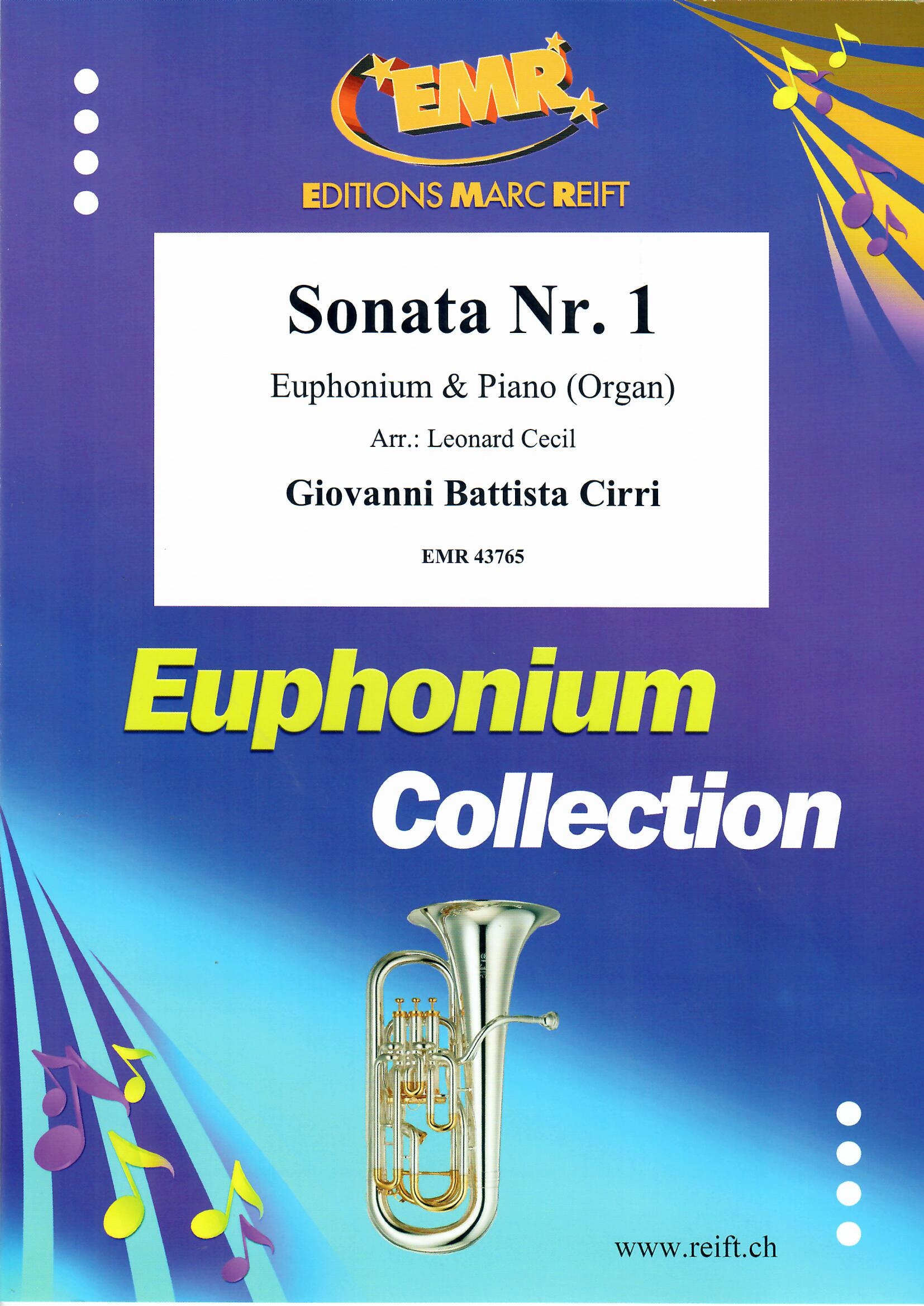 SONATA NR. 1, NEW & RECENT Publications, SOLOS - Euphonium