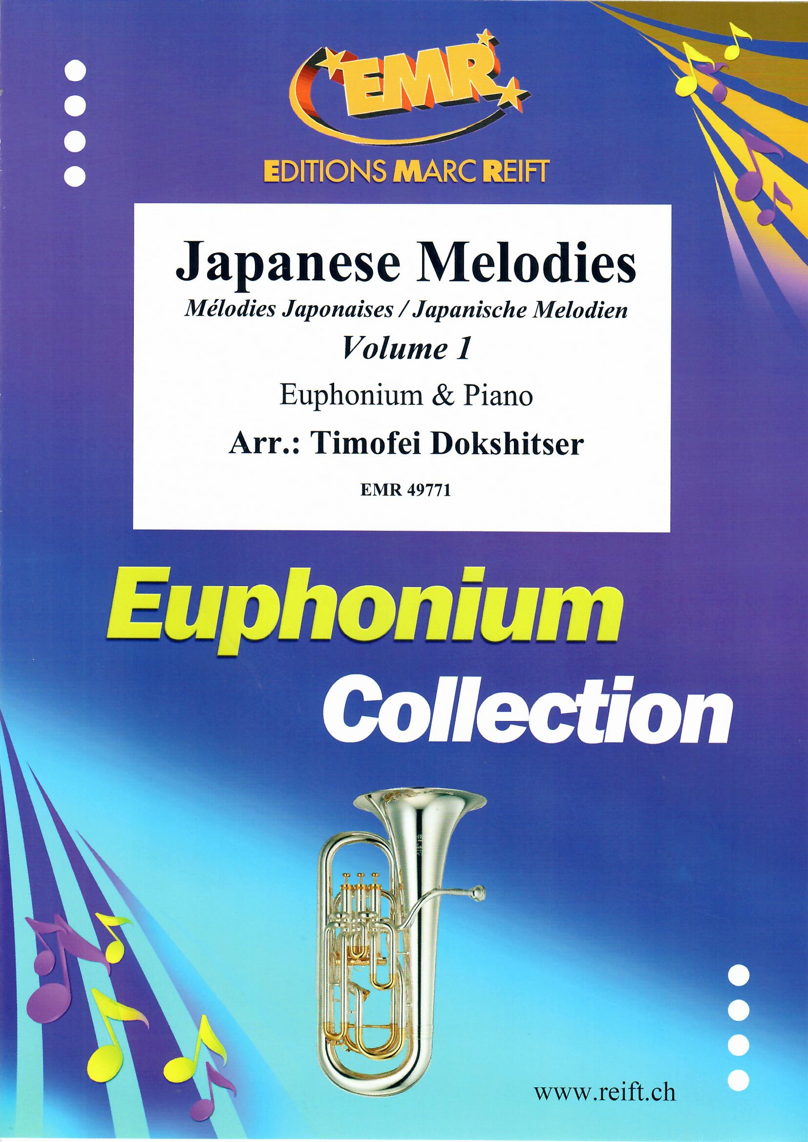 JAPANESE MELODIES VOL. 1 - Euphonium & Piano, SOLOS - Euphonium