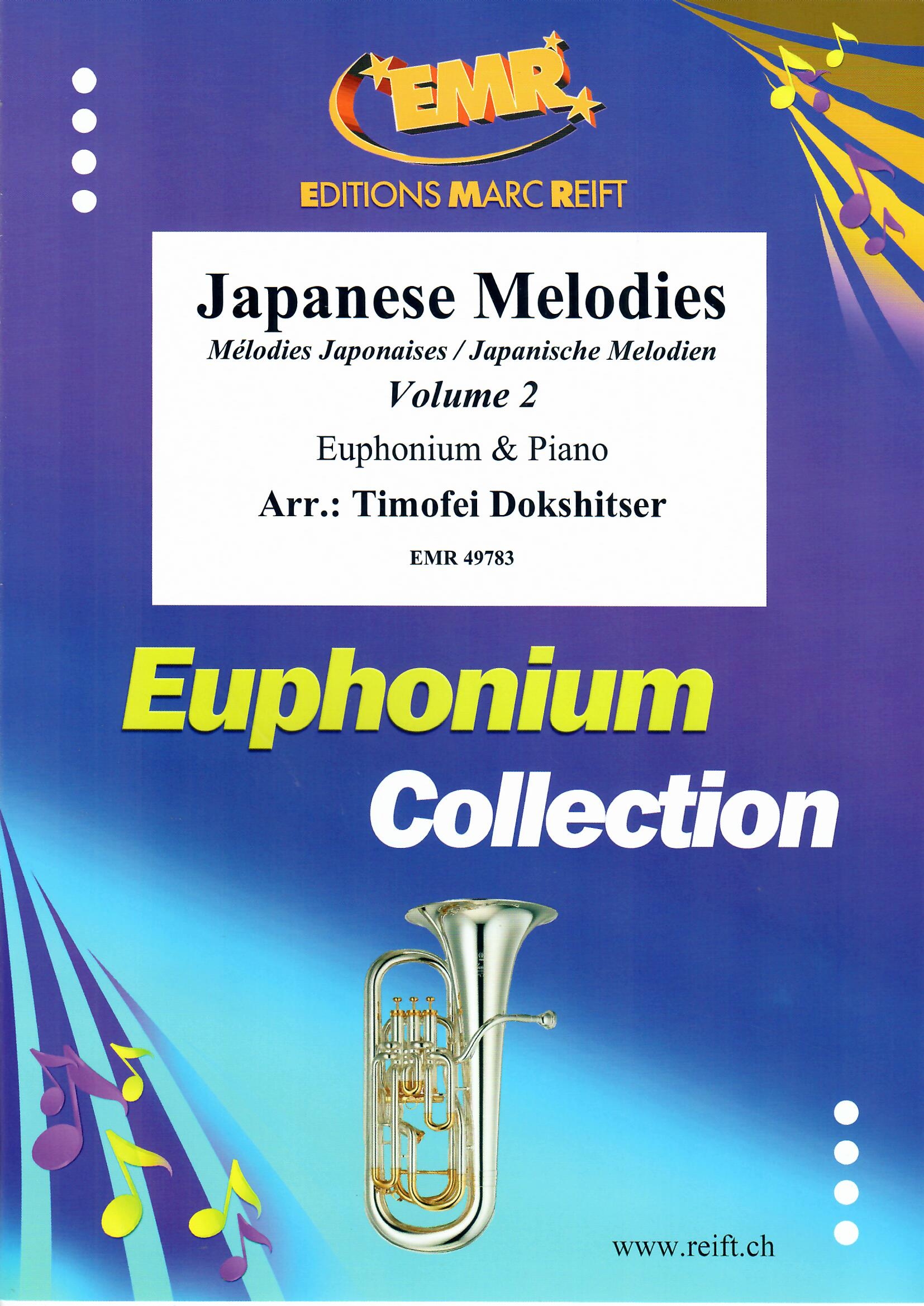 JAPANESE MELODIES VOL. 2 - Euphonium & Piano, SOLOS - Euphonium