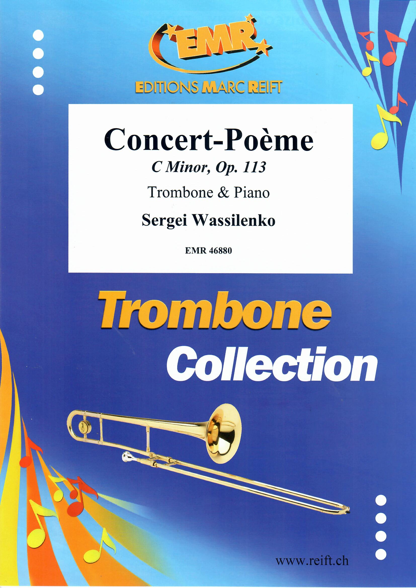 CONCERT-POèME - Trombone & Piano, SOLOS - Trombone