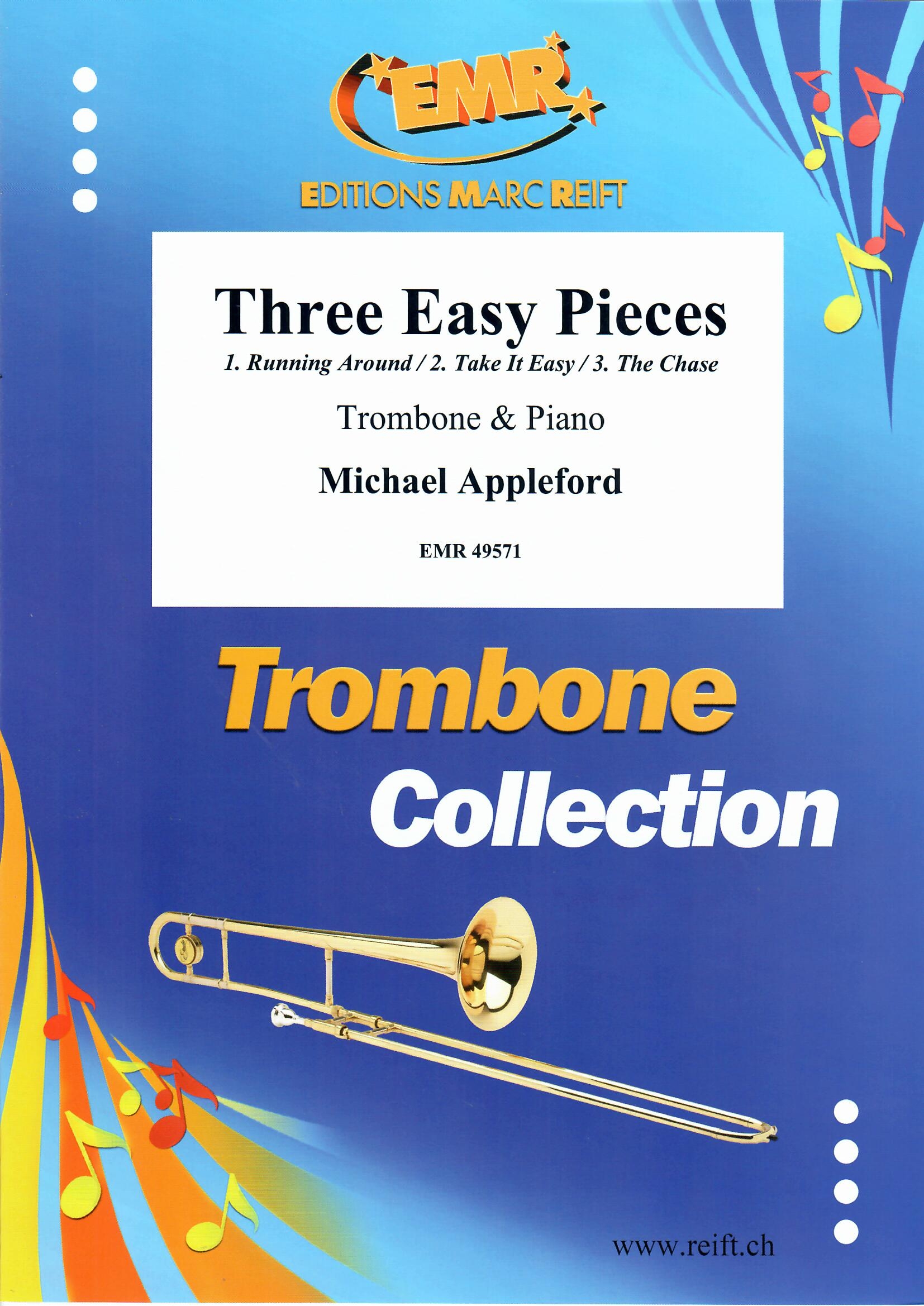 THREE EASY PIECES, NEW & RECENT Publications, SOLOS - Trombone
