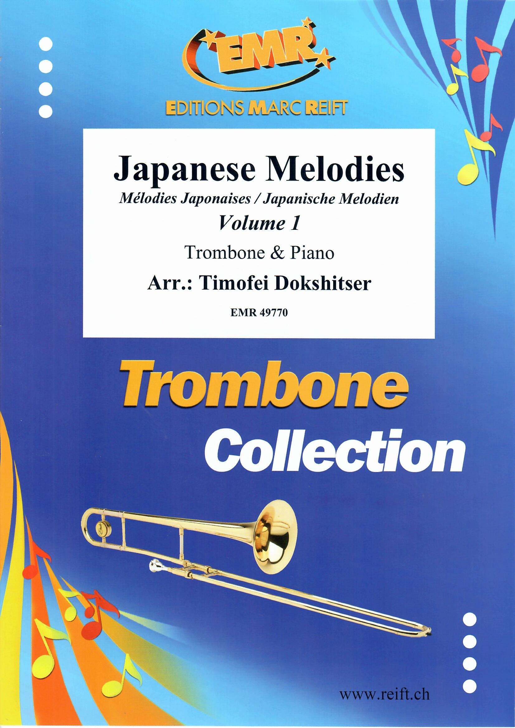 JAPANESE MELODIES VOL. 1 - Trombone & Piano, SOLOS - Trombone