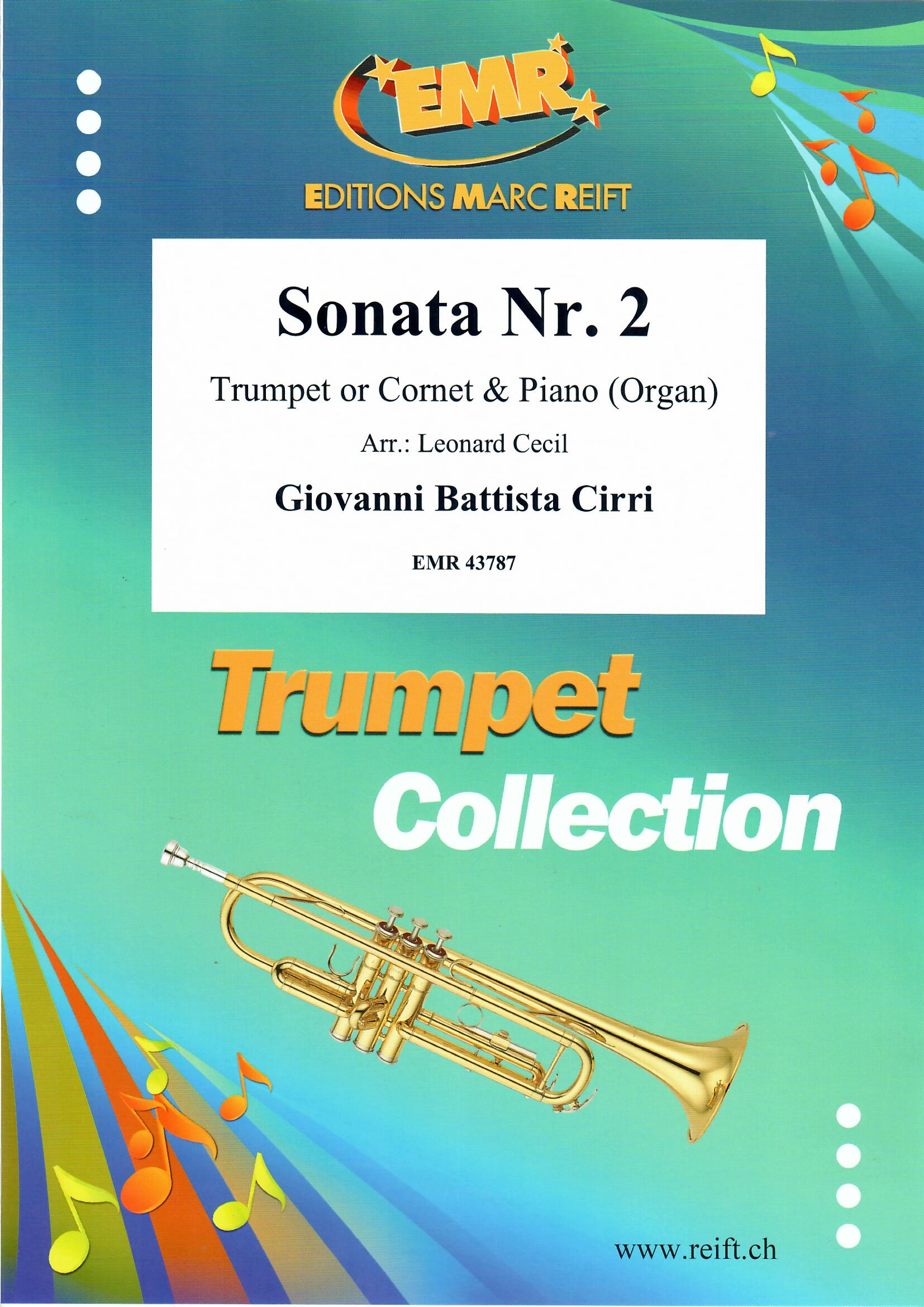 SONATA NR. 2, NEW & RECENT Publications, SOLOS - B♭. Cornet/Trumpet with Piano