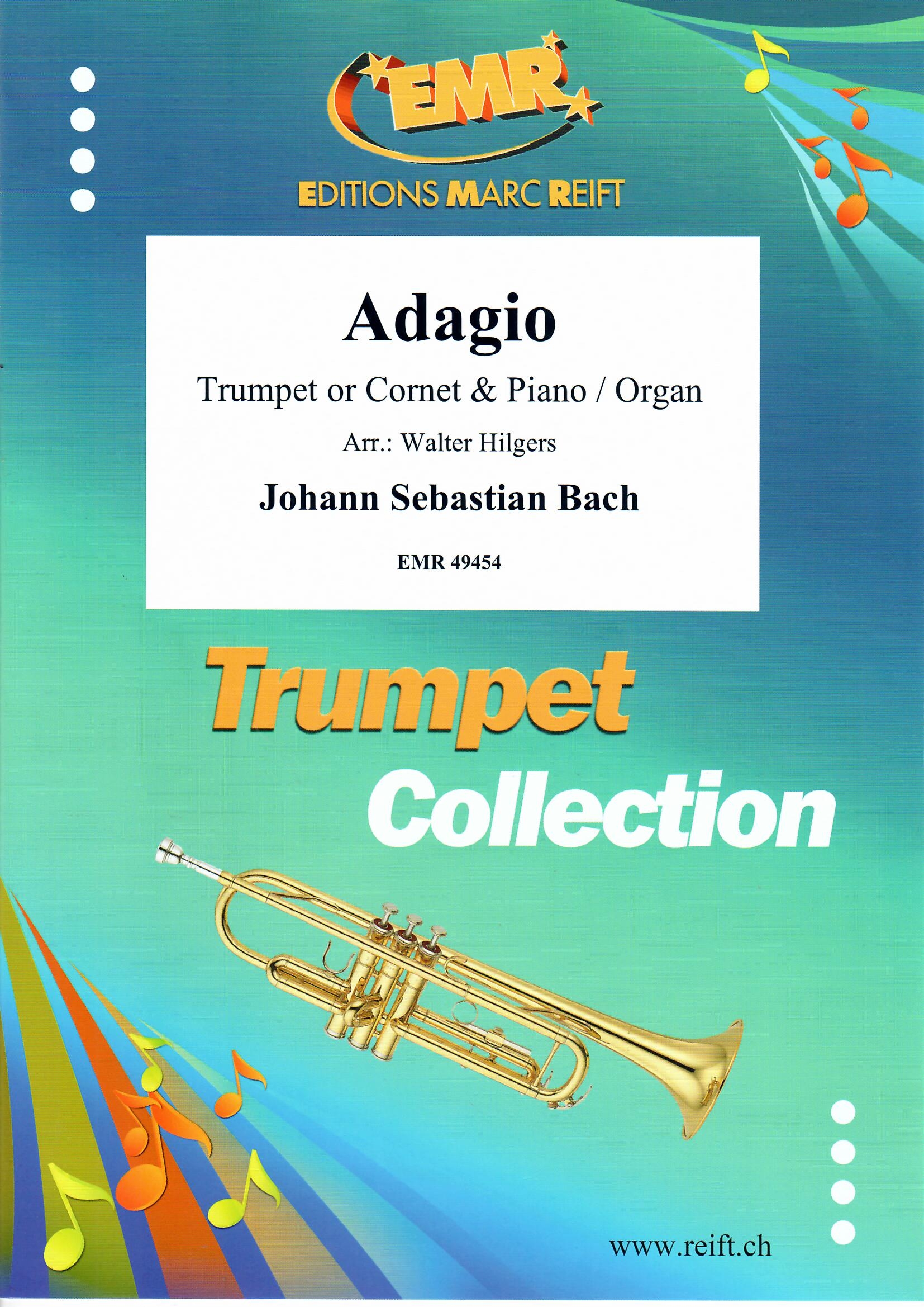 ADAGIO - Trumpet & Organ, SOLOS - B♭. Cornet/Trumpet with Piano
