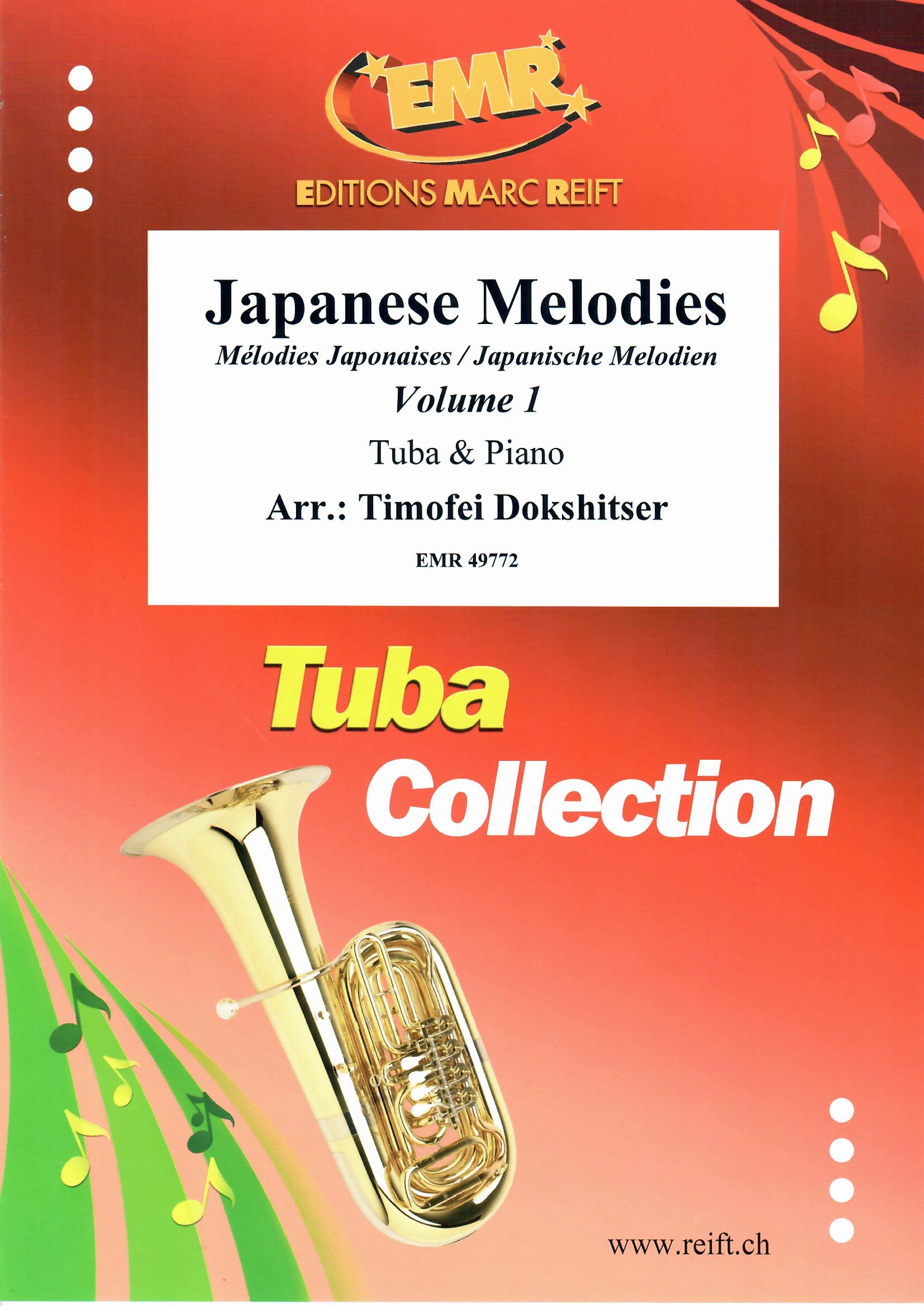 JAPANESE MELODIES VOL. 1 - Tuba & Piano, SOLOS - E♭. Bass